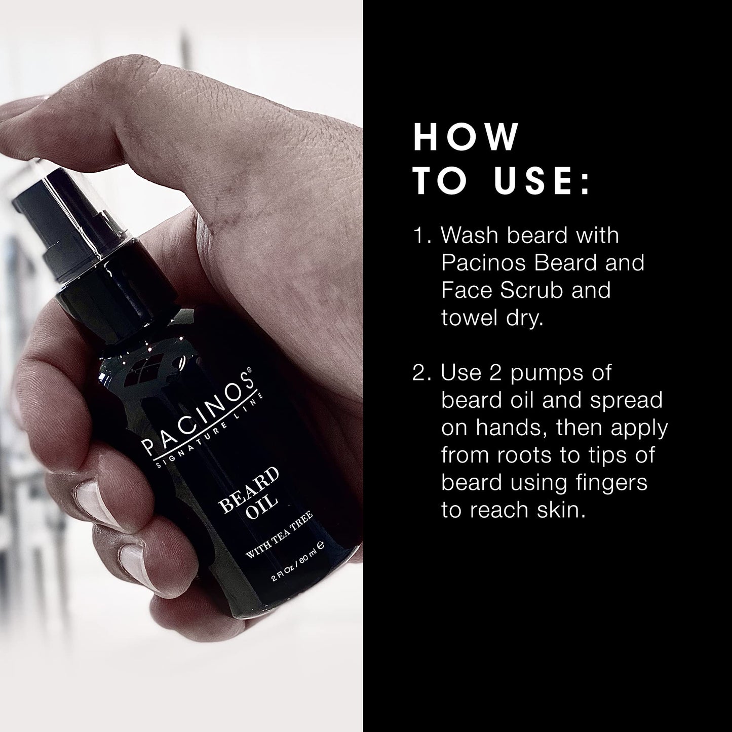 Pacinos Beard Oil, 2 Ounce