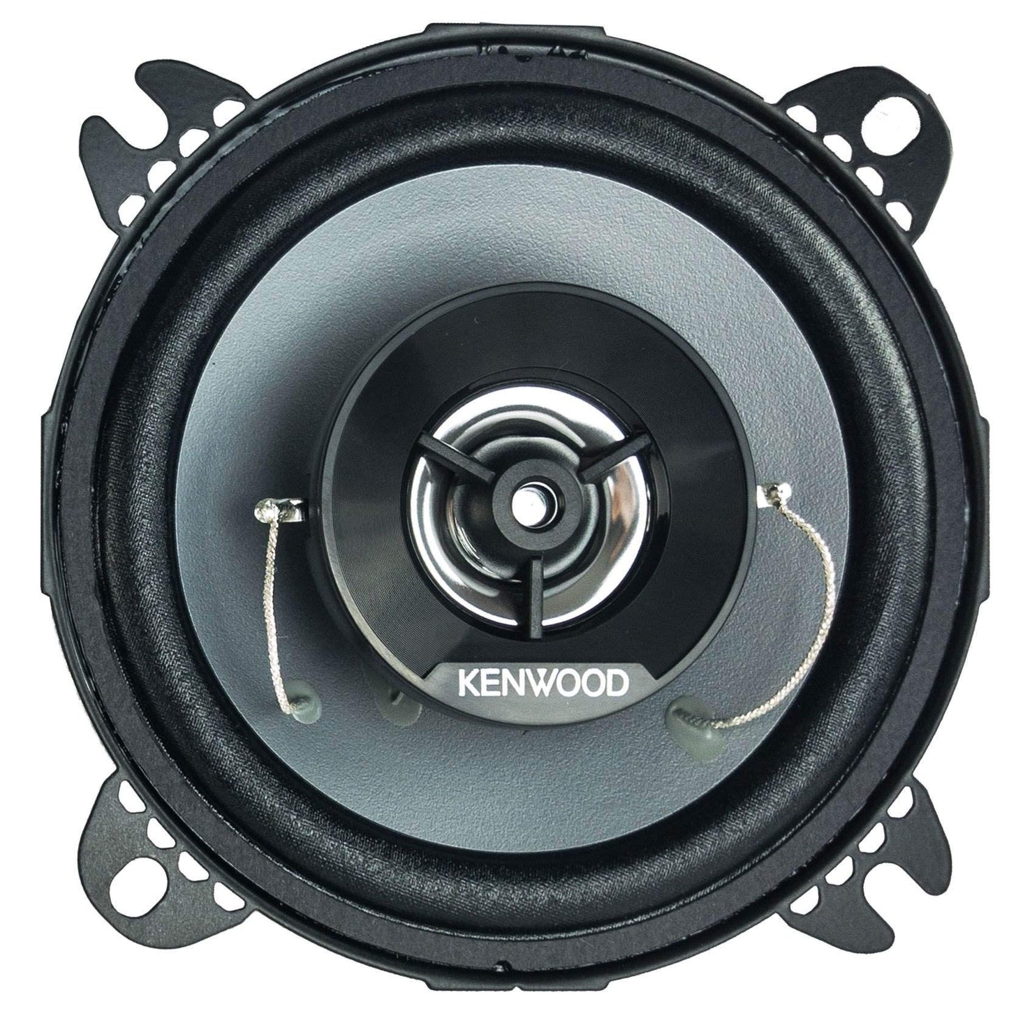 Kenwood - Altavoces KFC-1066S de montaje empotrado coaxiales de 2 vías y 220 vatios, 4 pulgadas, par