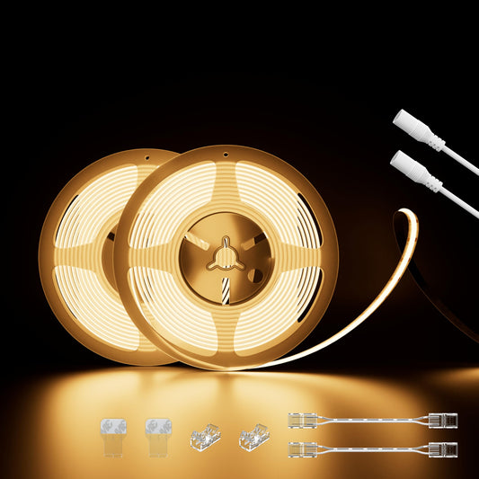 Tira de Luces LED COB PAUTIX Blanco Cálido 2700 K CRI90+ Interior