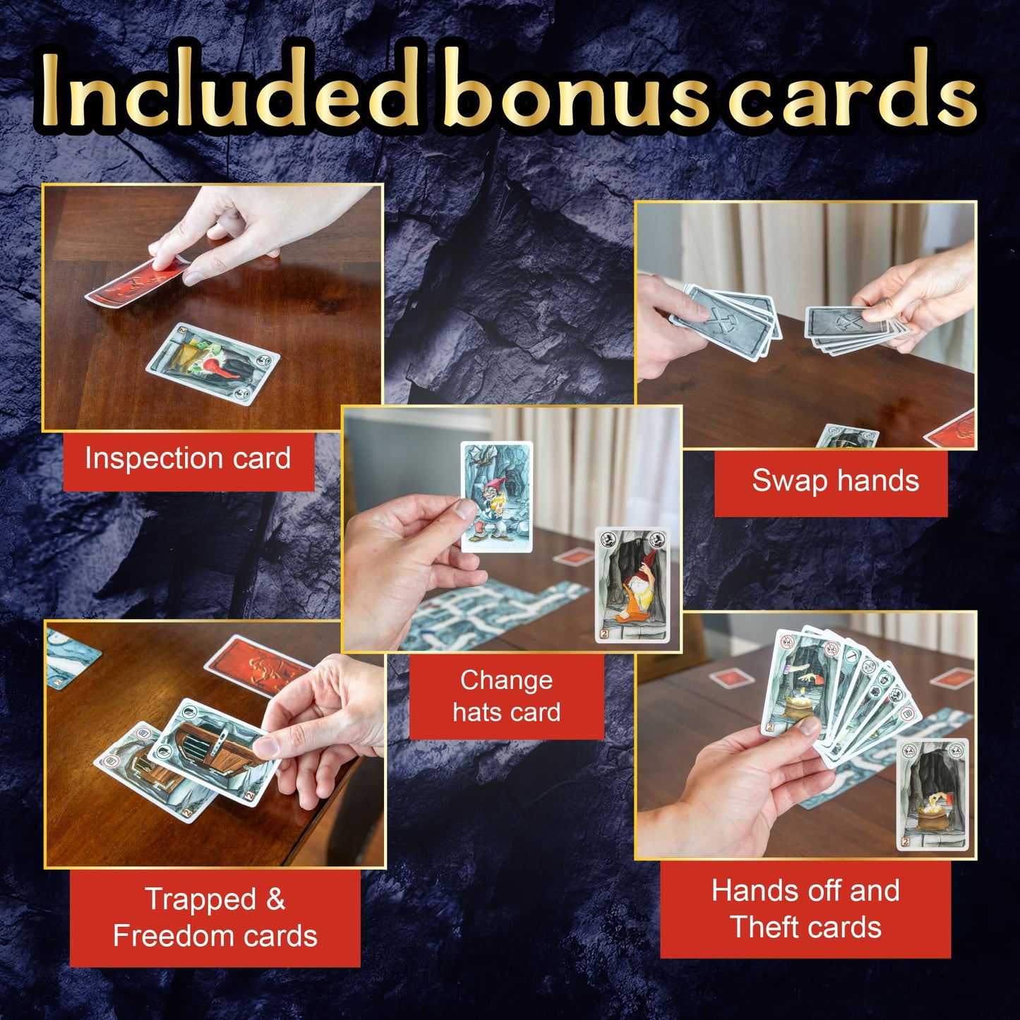 AMIGO Saboteur Mother Lode - Juego de Cartas con Saboteur, Saboteur 2 y Tarjeta de coleccionista Secreta, Color Azul Exclusivo de Amazon