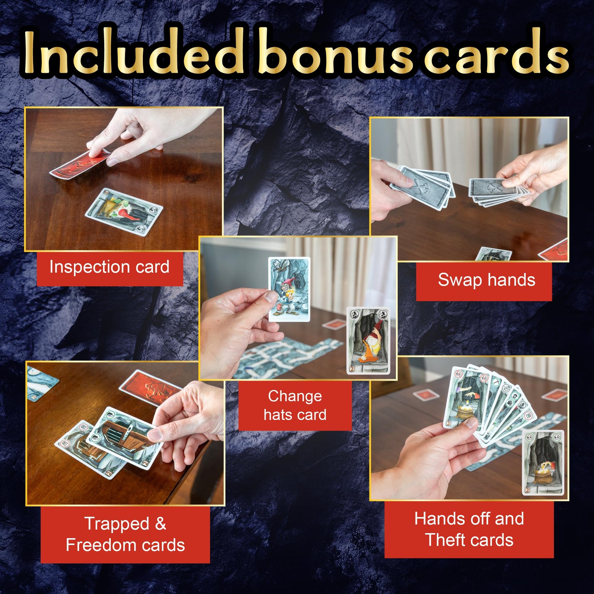 AMIGO Saboteur Mother Lode - Juego de Cartas con Saboteur, Saboteur 2 y Tarjeta de coleccionista Secreta, Color Azul Exclusivo de Amazon