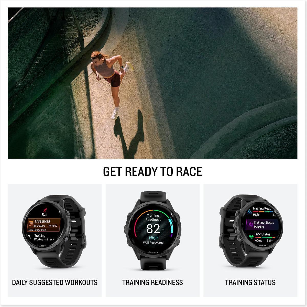 Reloj Inteligente Garmin Forerunner 570 Negro con GPS Avanzado para Correr y Triatlón