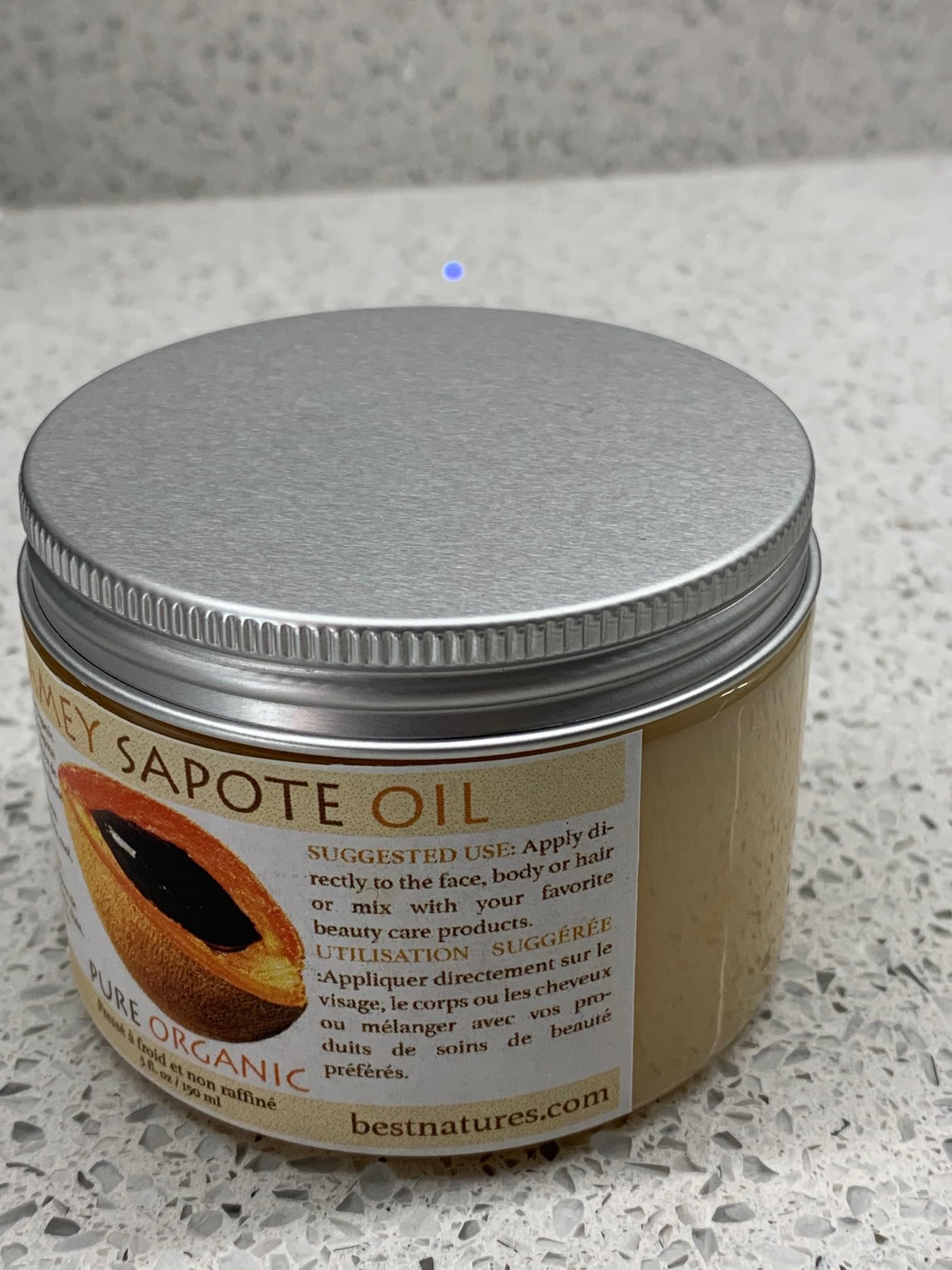 Mamey Sapote Oil Pure Organic Cold Pressed Unrefined 4 fl oz / 118 ml