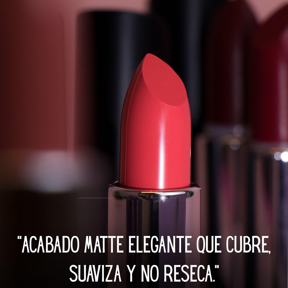 GOC, Labial mate, Lipstick High Adiction, Textura Suave, Larga duración, Color Ultra, GL502
