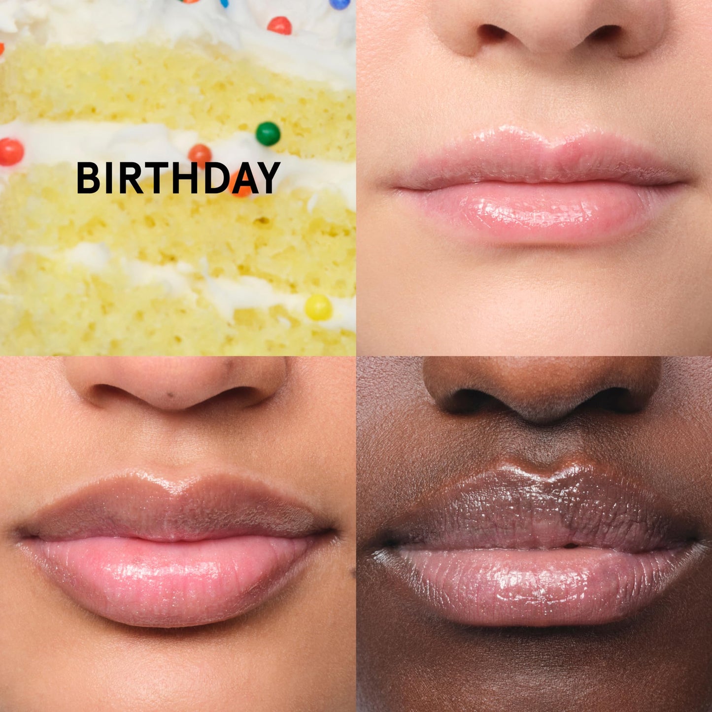 Glossier Bálsamo labial - Birthday: Hidratación Instantánea con Sabor delicioso