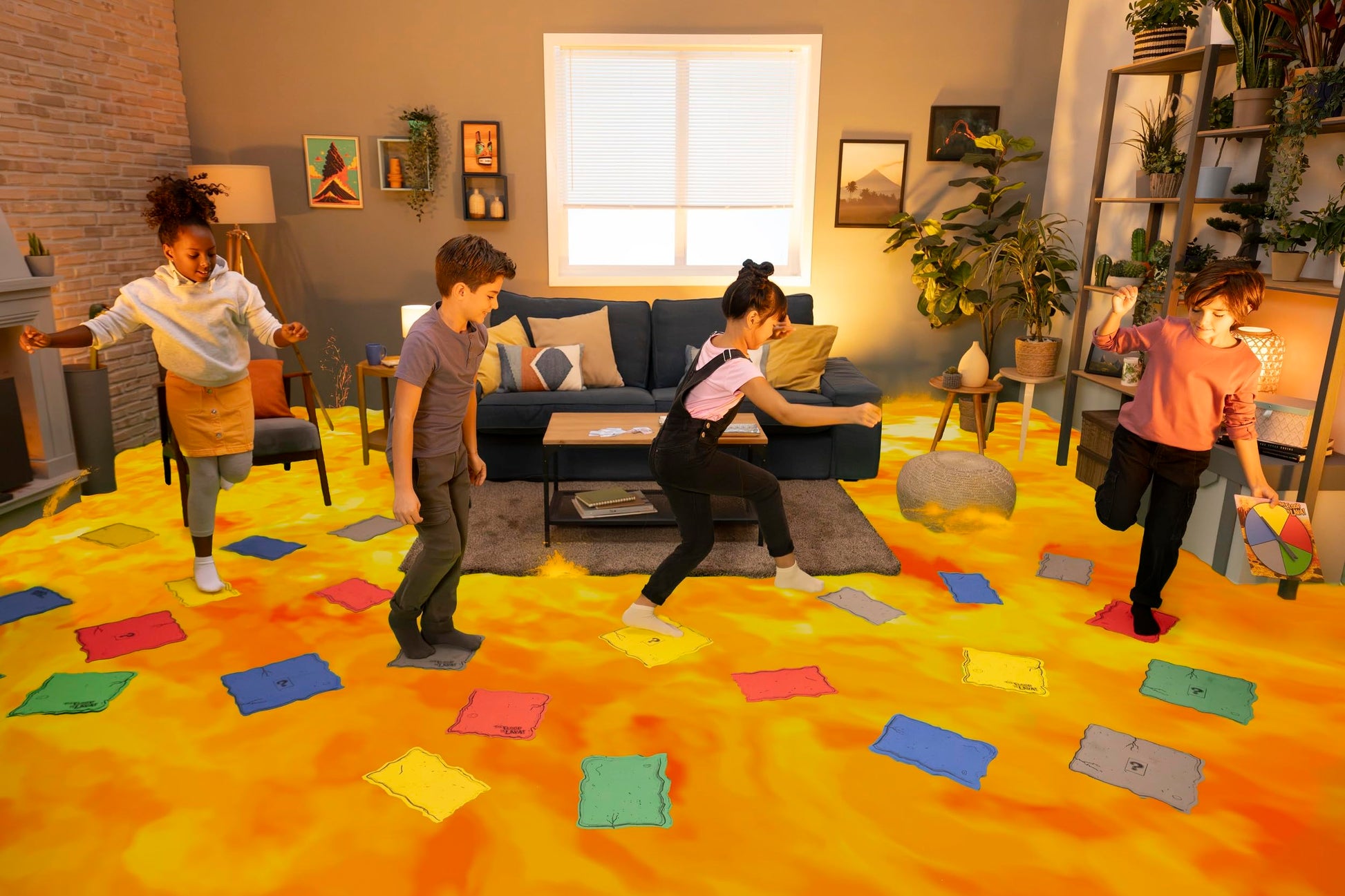 Juego de Mesa Interactivo Endless Games Lava para Niños y Adultos Promueve Actividad Física Ideal para Fiestas y Reuniones