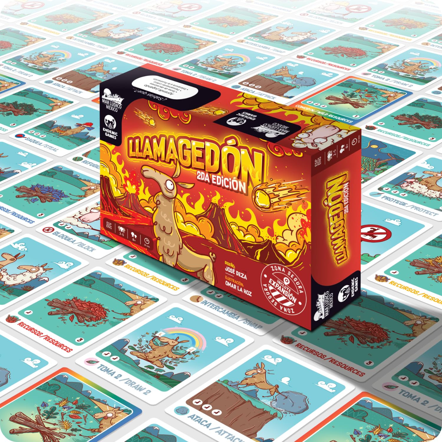 Juego de Mesa MAR LÚDICO Español Llamagedon