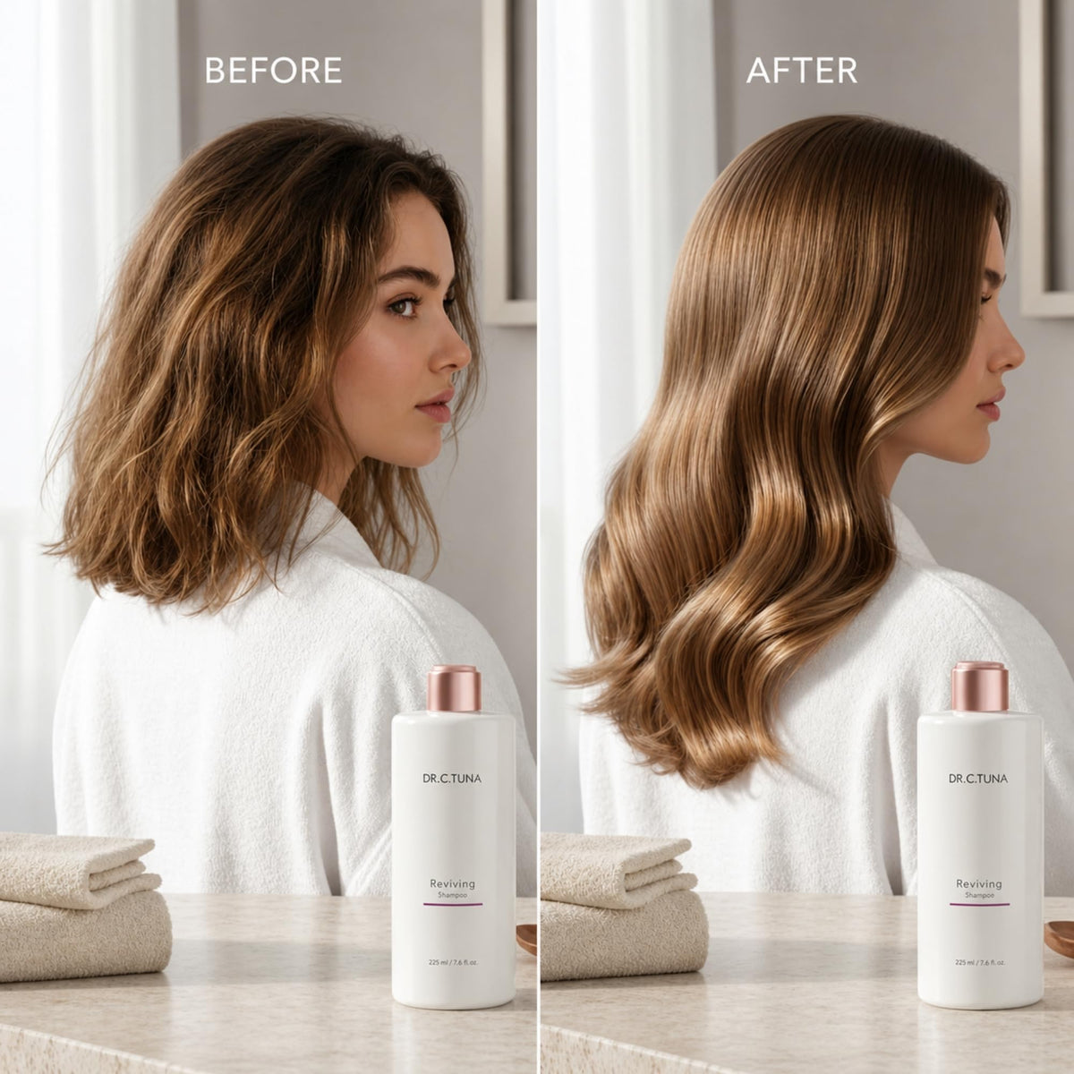Farmasi Dr C Tuna, Advanced Hair Growth Reviving Hair Shampoo 7.6 fl oz Shampoo Reviving Champú DR. C. TUNA 225ML
