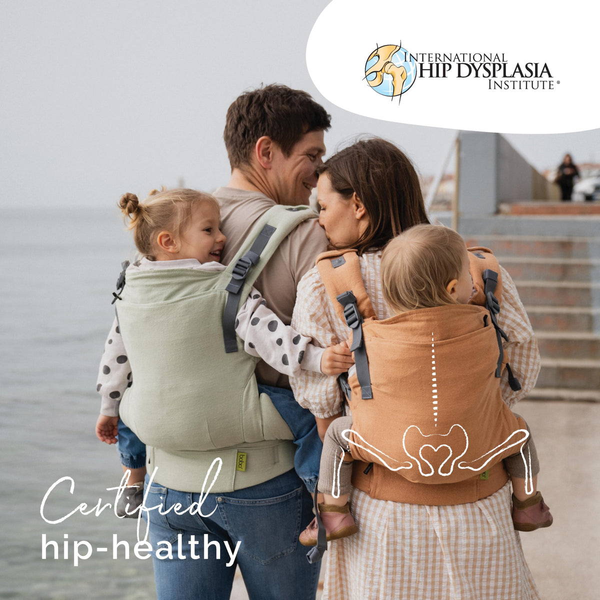 Boba X Portabebés de Recién Nacido a Niño - Portabebés Recién Nacido Certificado Hip Healthy, Portabebés para Recién Nacidos Ajustable, Portabebés Ergonómico para Niños, Portabebés 3-20 kg