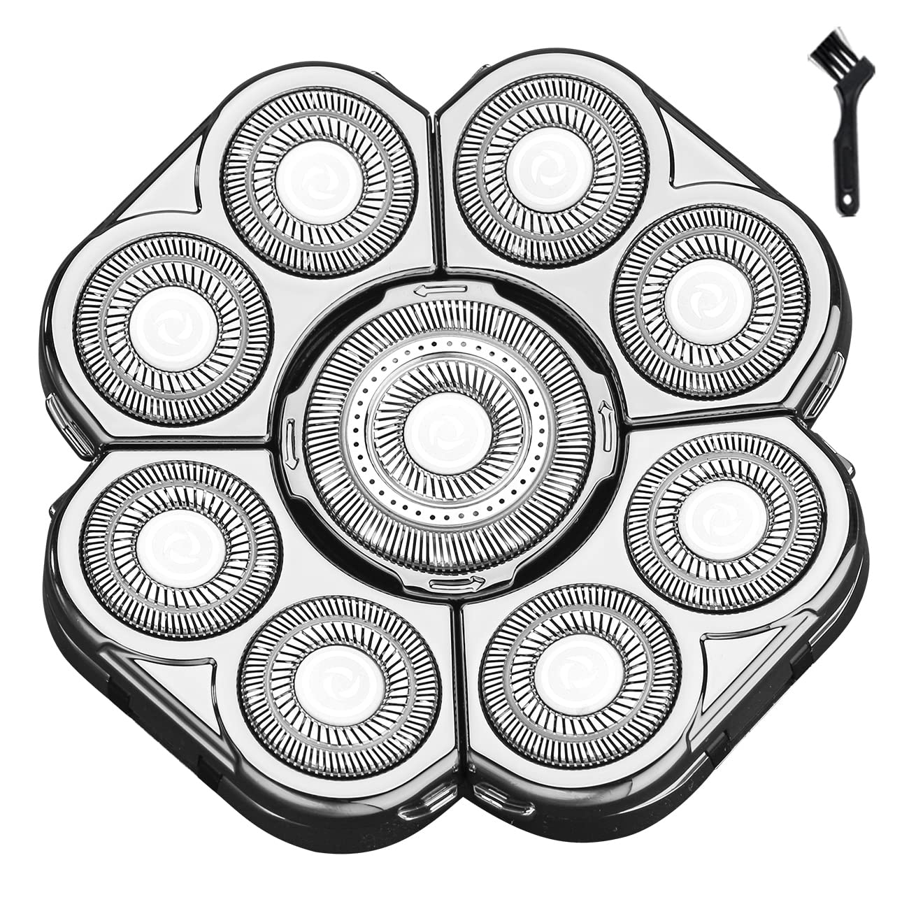 HONTEC- "Cabezal de afeitadora eléctrica de 9 cuchillas para hombre, cabezales de repuesto, cabezal de cuchilla de repuesto universal