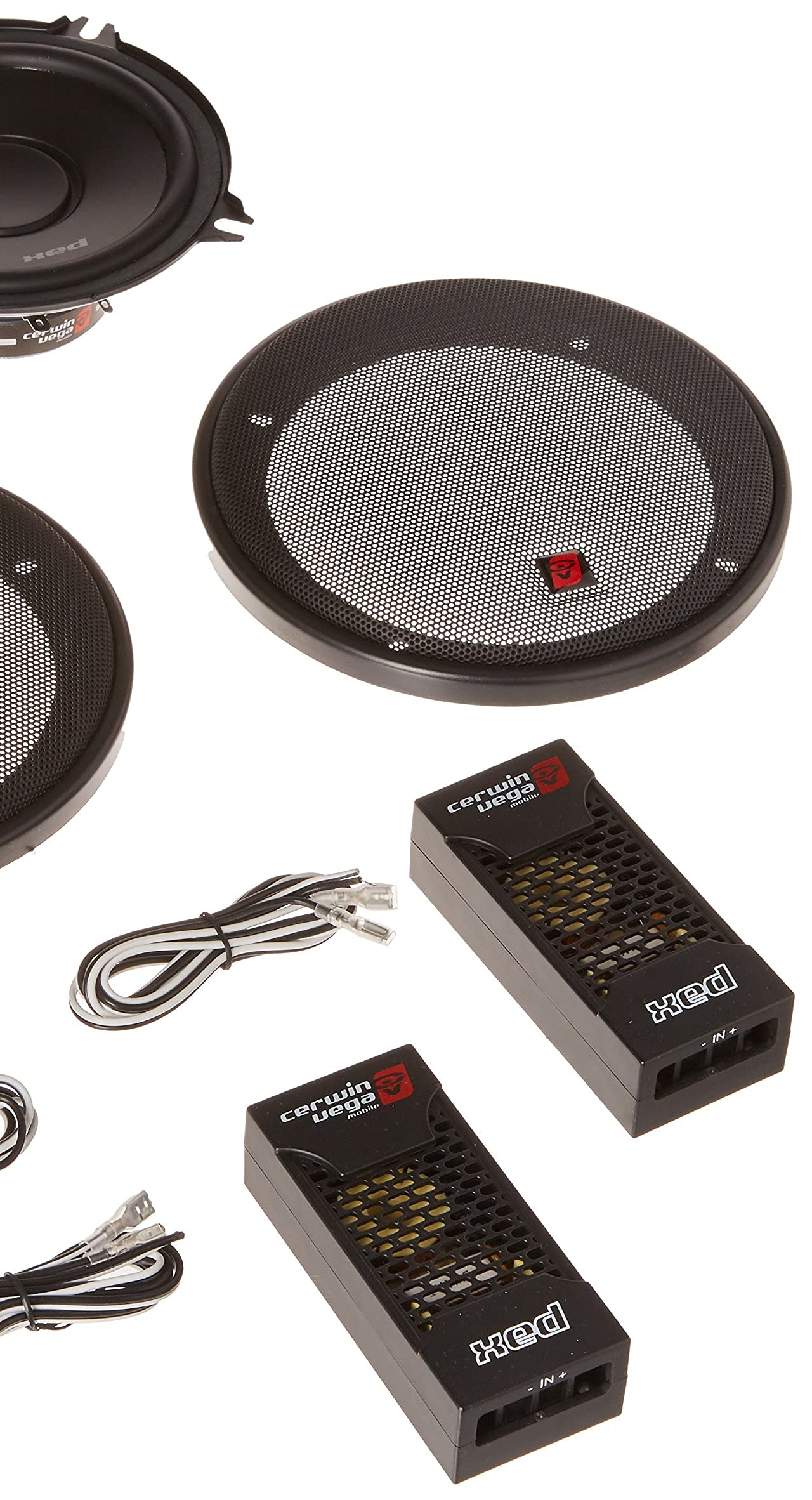Cerwin-vega Mobile Altavoz - 300 W PMPO - 2 vías XED525C, Negro