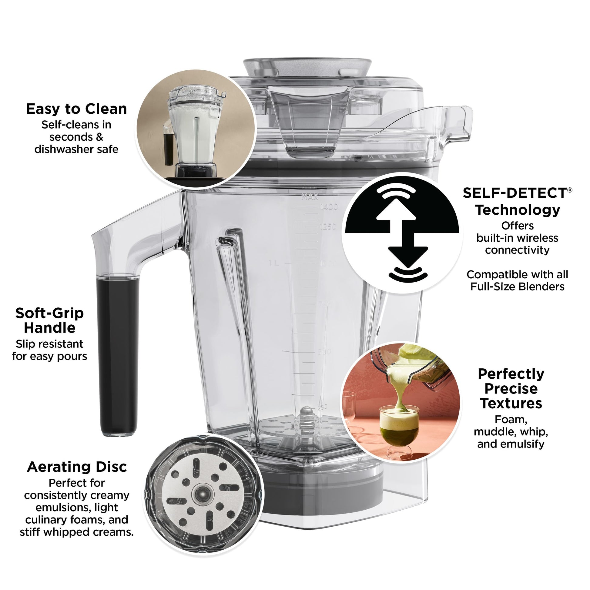 Contenedor Vitamix AER Disc 48 Oz Transparente
