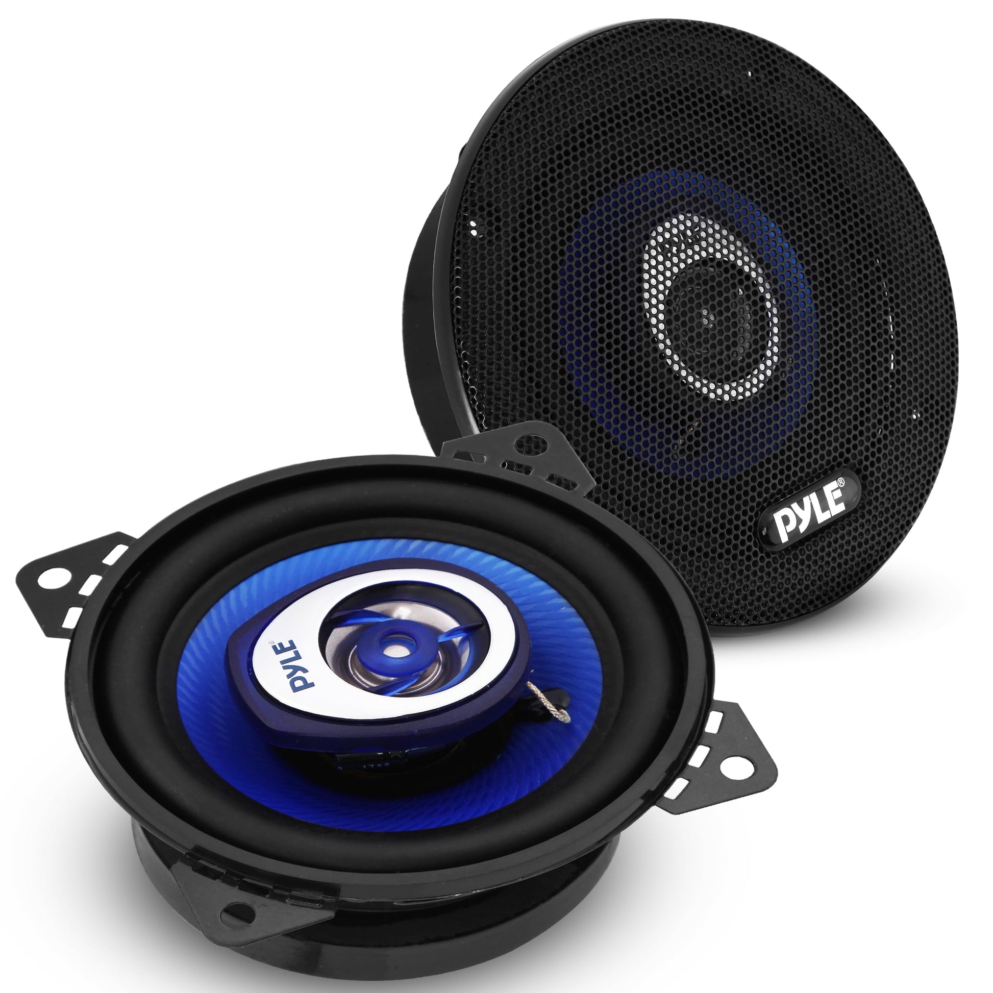 Bocinas para Auto Pyle Azul 4 Pulgadas Cono 2 Vías 180 Watts 4 Ohmios