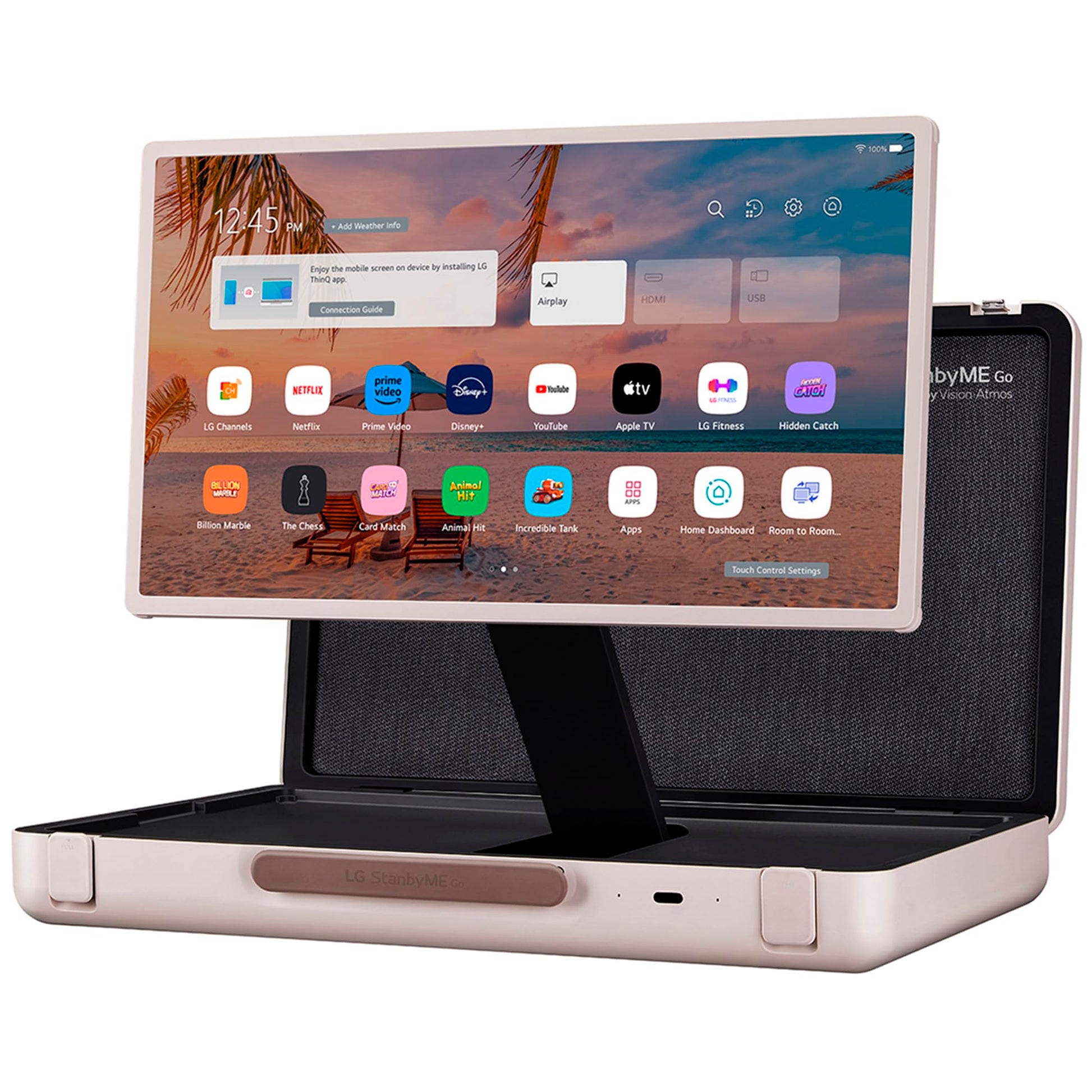 LG Pantalla StandbyMe Go 27" Smart TV con ThinQ AI 27LX5QKNA