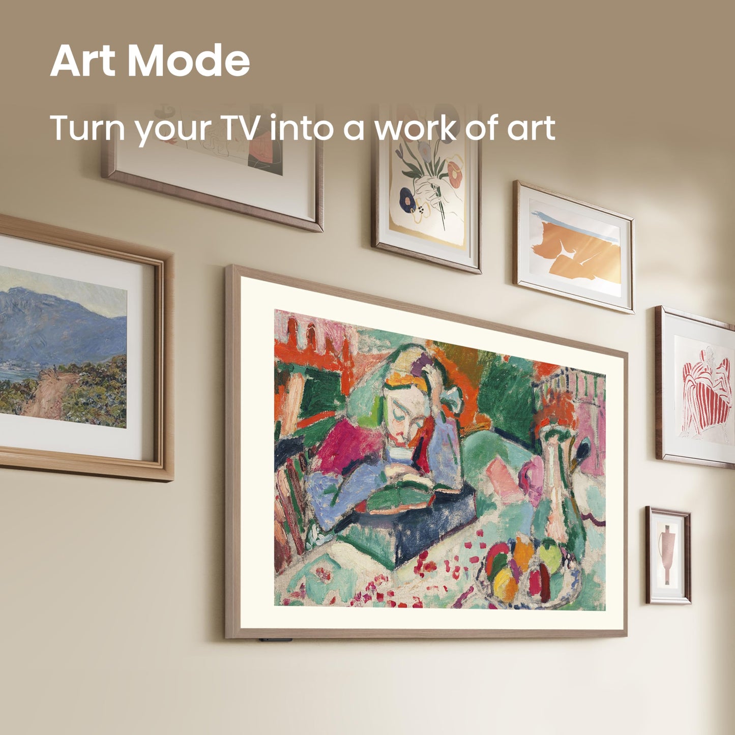 Hisense Serie CanvasTV™ de 65 Pulgadas Clase QLED 4K S7N Dolby Vision HDR Google Smart TV (65S7N, Modelo 2024) - Modo artístico, Panel antirreflejos, visualización Hi-Mate, Marco y Montaje en Pared