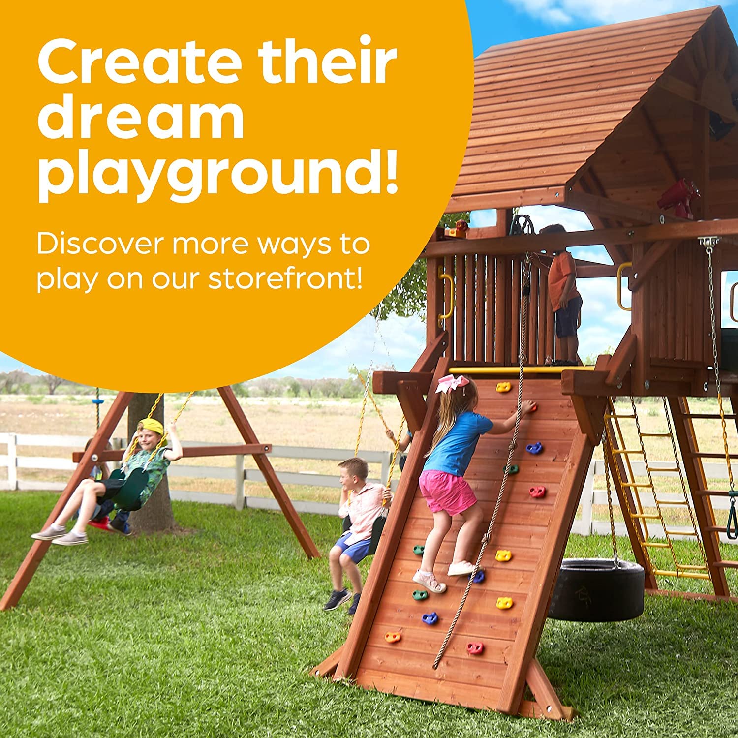 Juego de Columpios Jungle Gym Kingdom Verde Kits de Repuesto de Asiento oscilante con Cadenas Resistentes para niños