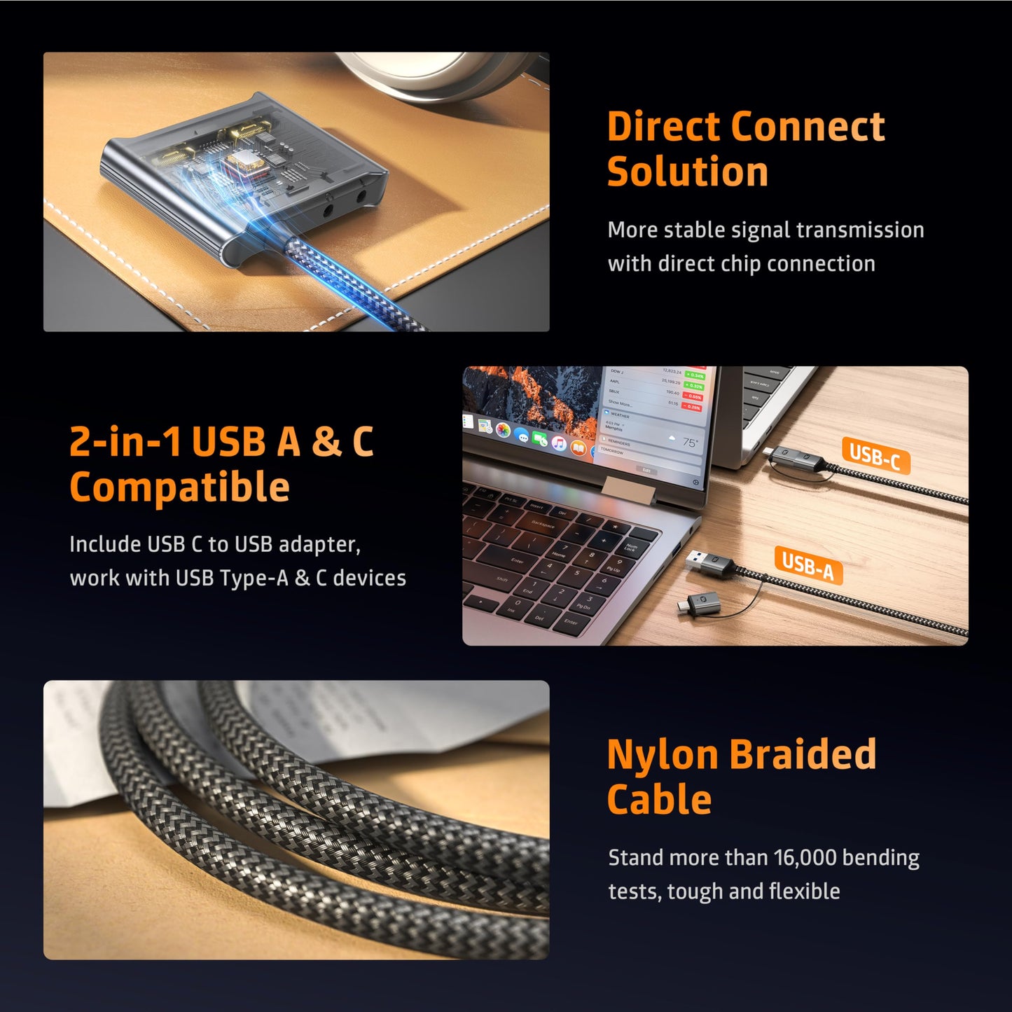 Warrantky - Tarjeta de captura HDMI 4K [con cable USB 3.0 fijo, bucle 4K, sin latencia] 1080P 60FPS Cam Link Video/Dispositivo de captura de audio para transmisión, grabación de juegos, compatible con