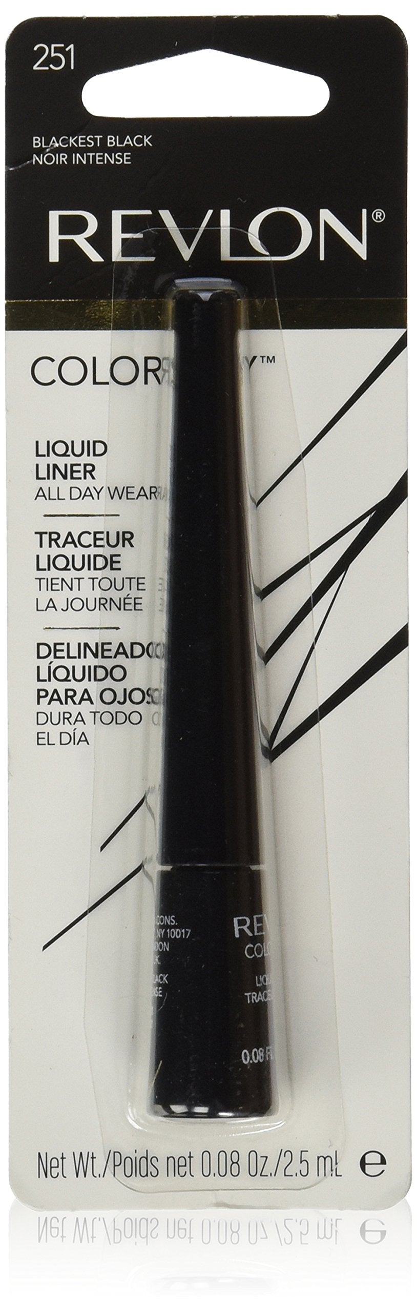 Delineador Líquido Revlon Colorstay Negro 2.5 ml