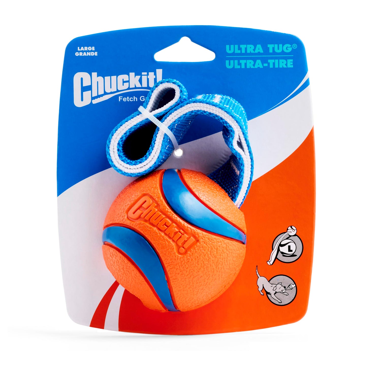 Chuck It Do831301 Pelota Ultra Tug, Grande, Colores Surtidos