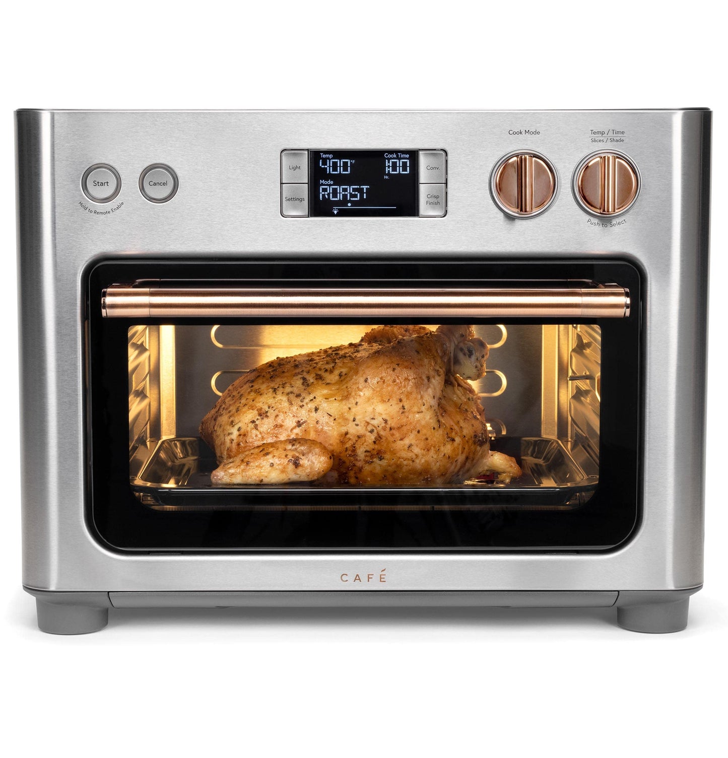 Horno Café Couture WiFi con 14 Modos de Cocción Esenciales y Control de Voz