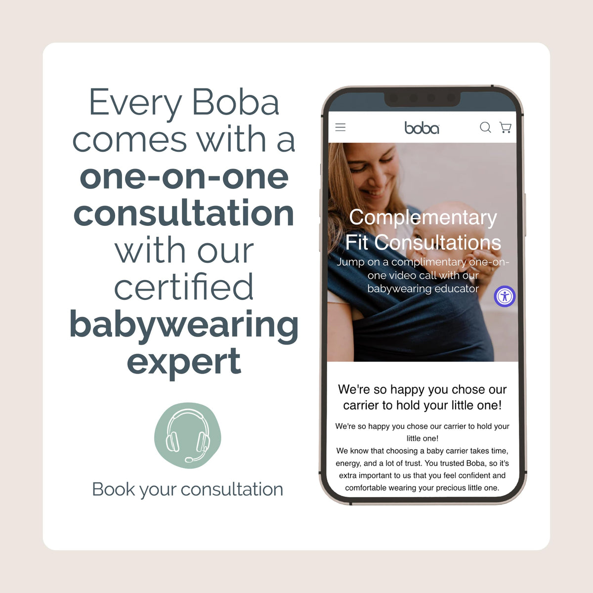 Boba - Portabebés original para recién nacidos (7-35 libras), suave, seguro, manos libres y ergonómico, ideal para una unión cómoda, nuevos padres (verde salvia)