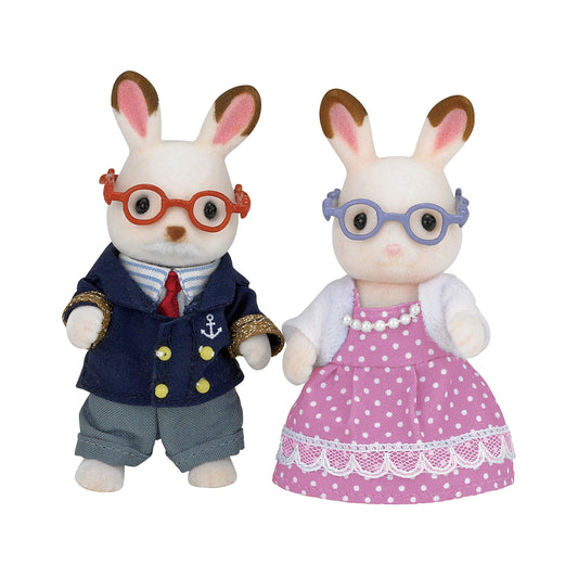Calico Critters Familia, Abuelos de Conejo Hopscotch, Versión Original.