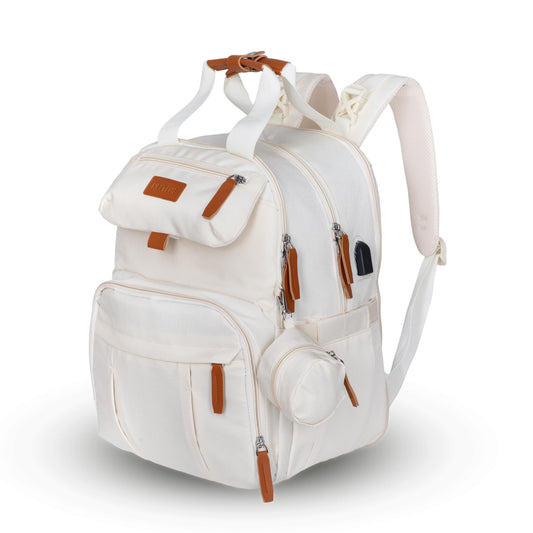 Mochila para Pañales Nestlys Beige Moderna Tamaño Grande