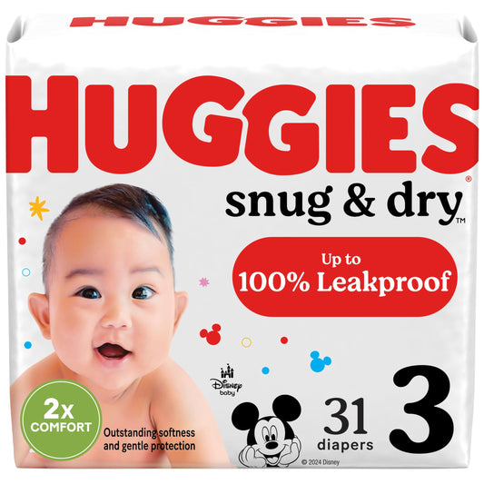 Pañales Huggies Snug & Dry Talla 3 para Bebé 31 Unidades