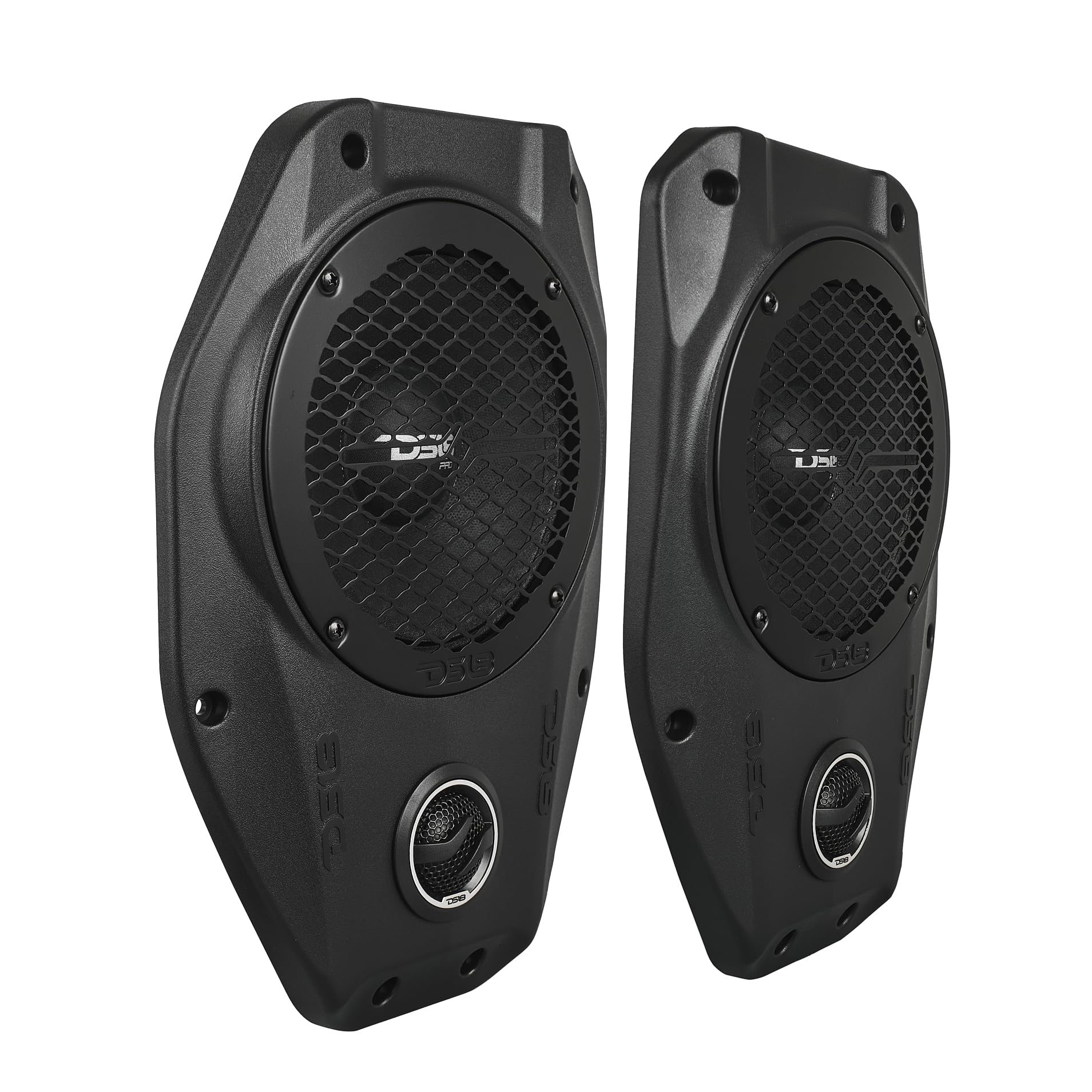 DS18 JL-SB6 - Carcasa de barra de sonido con neodimio de 6.5 pulgadas de rango medio y altavoz de agudos compatible con Jeep Wrangler JL/JLU | Modelos Gladiator JT 2018-2023 altavoces izquierdo y