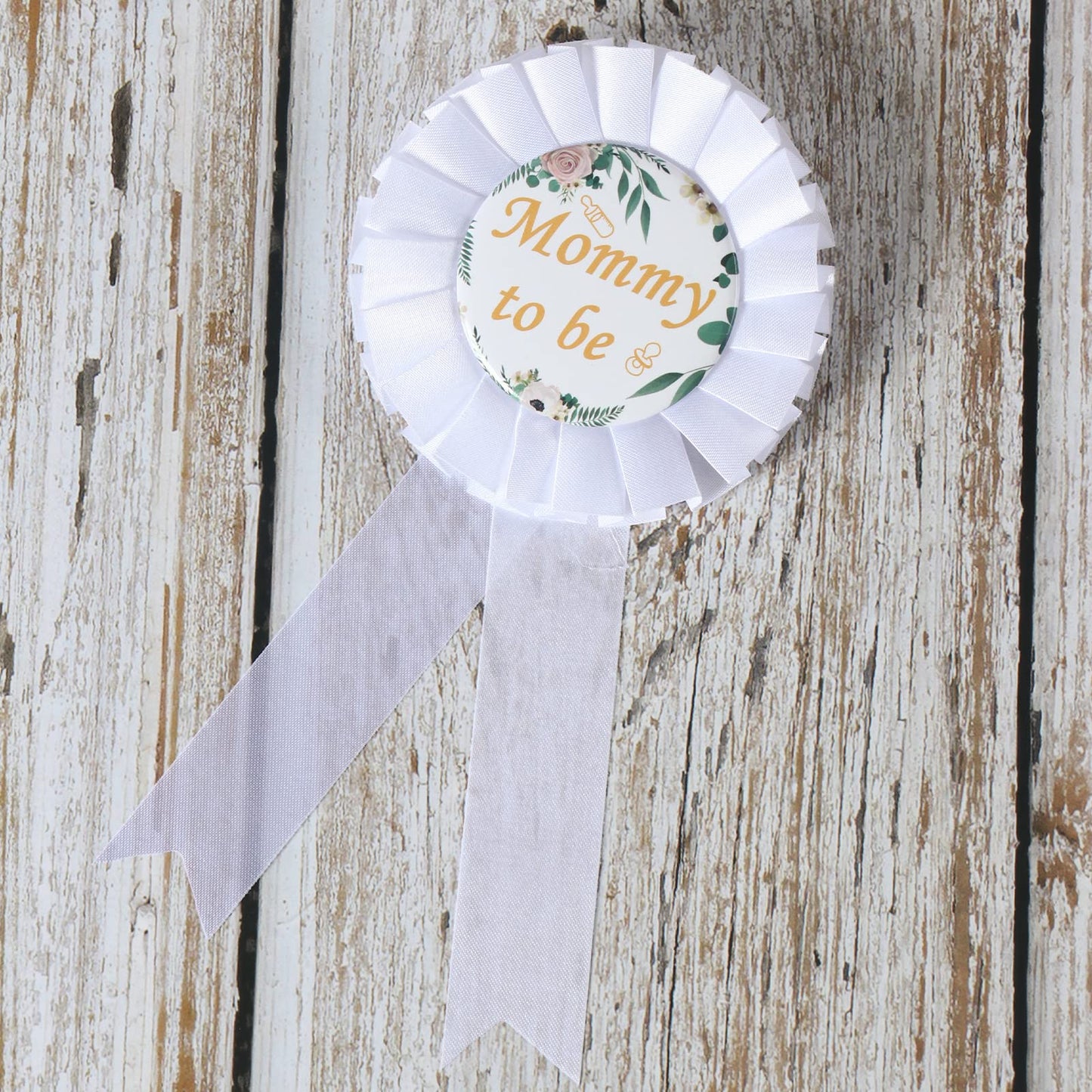 HAPPYLAND Mom to be Neutral Sage Green Pin Set Mommy to be Daddy to be Baby Shower Reveal de género
