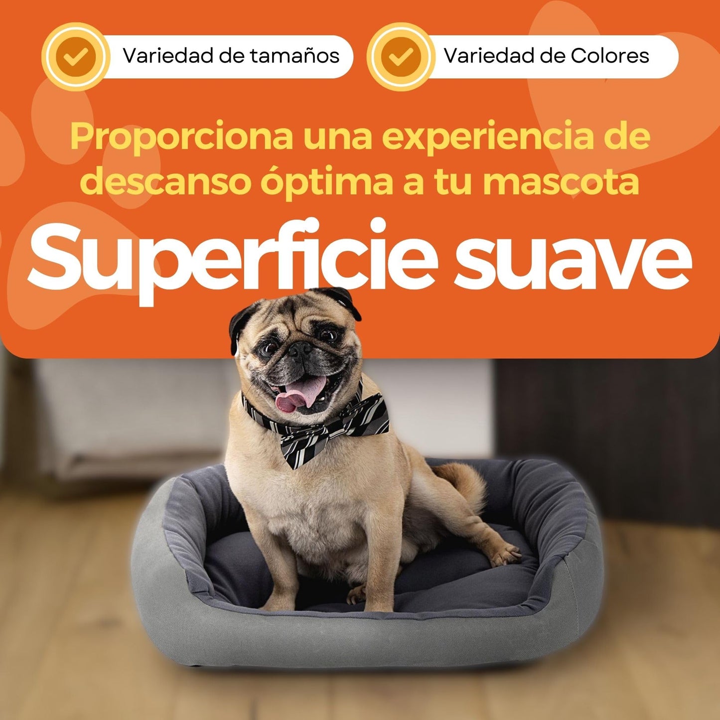 Cama para Perro Hills Gris Resistente y Confortable