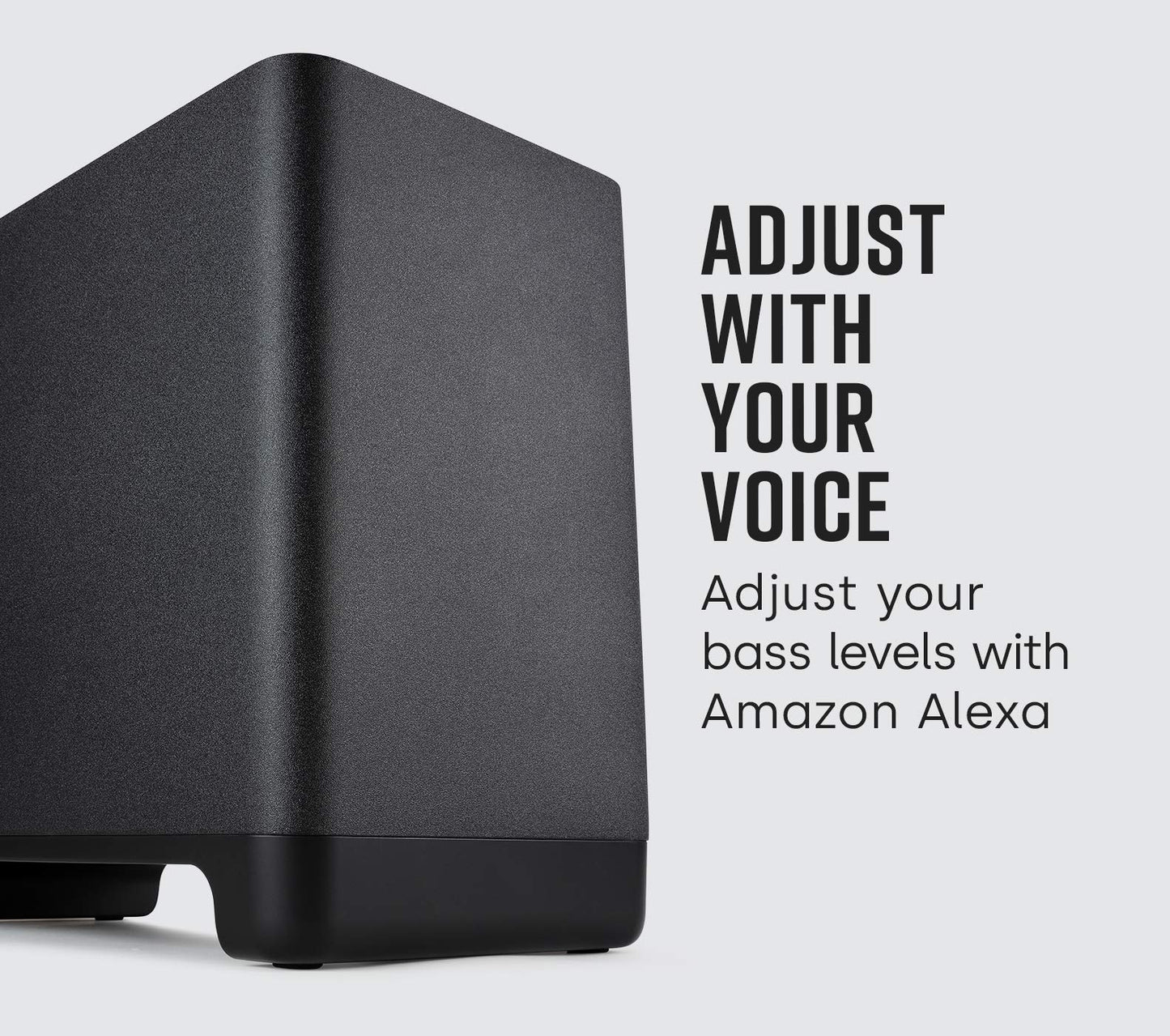 Polk Audio PBFX - Subwoofer inalámbrico de 7 pulgadas, estilo Subwoofer de reacción, negro, compatible con Amazon Alexa, garantía limitada