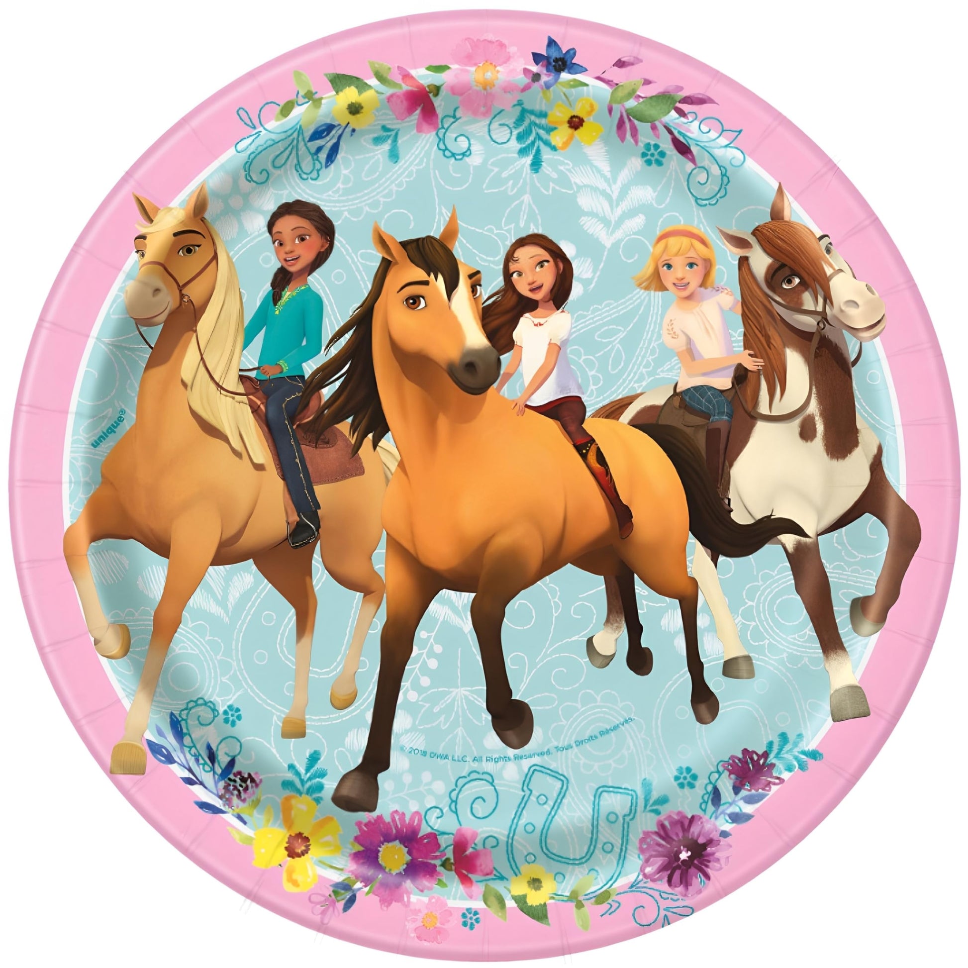 Platos de Fiesta Spirit Riding Multicolor Talla Única 8 Unidades