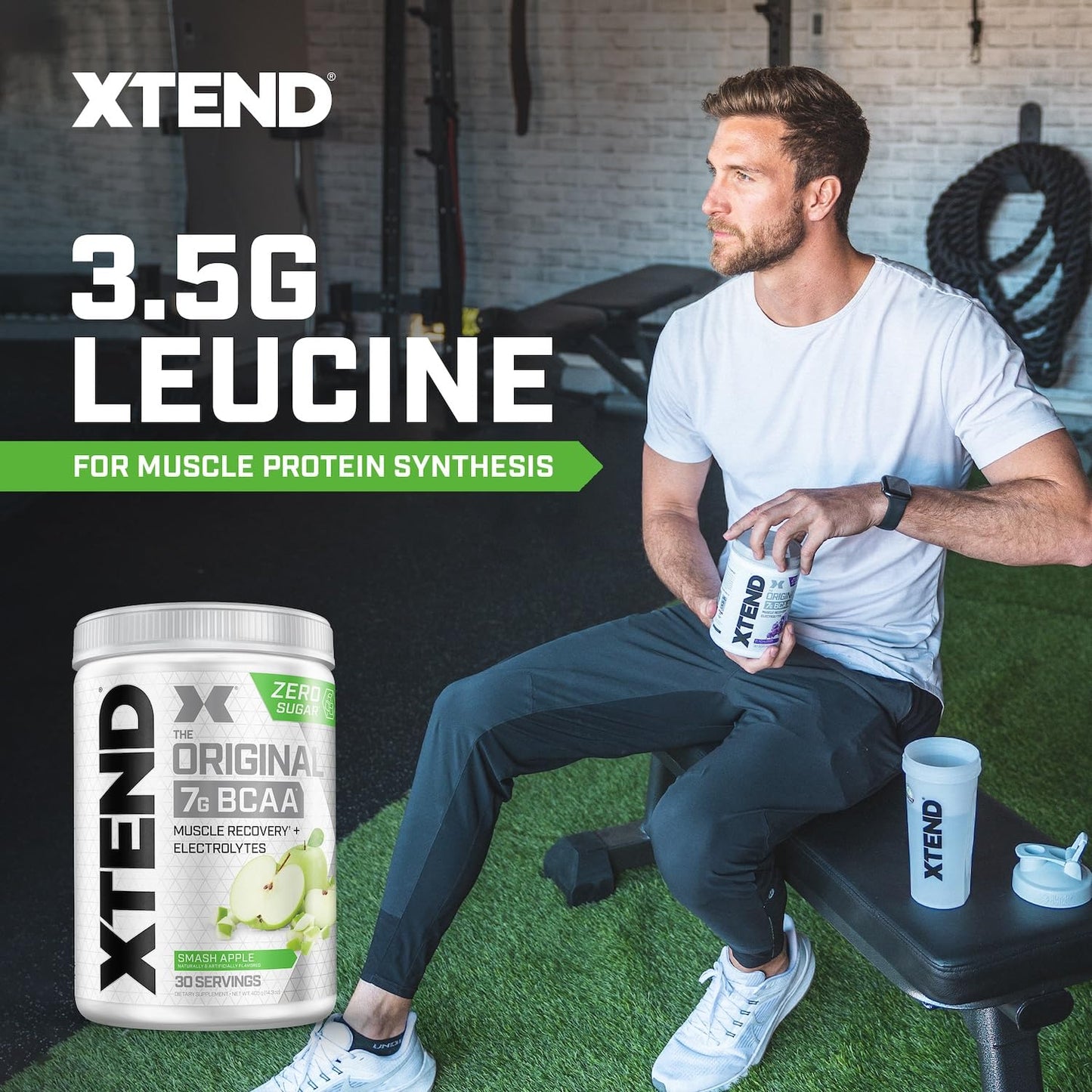 Aminoácidos BCAA Xtend Manzana Verde 384g