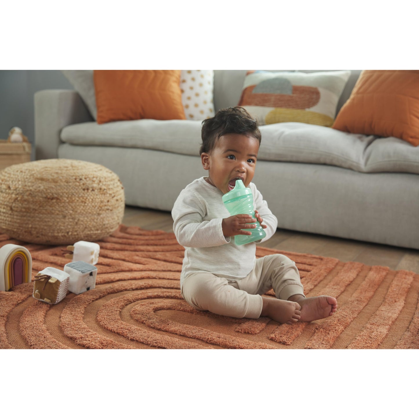 NUK - Taza grande para estudiantes de Mickey Mouse de 10 onzas, 2 unidades, sin BPA, a prueba de derrames