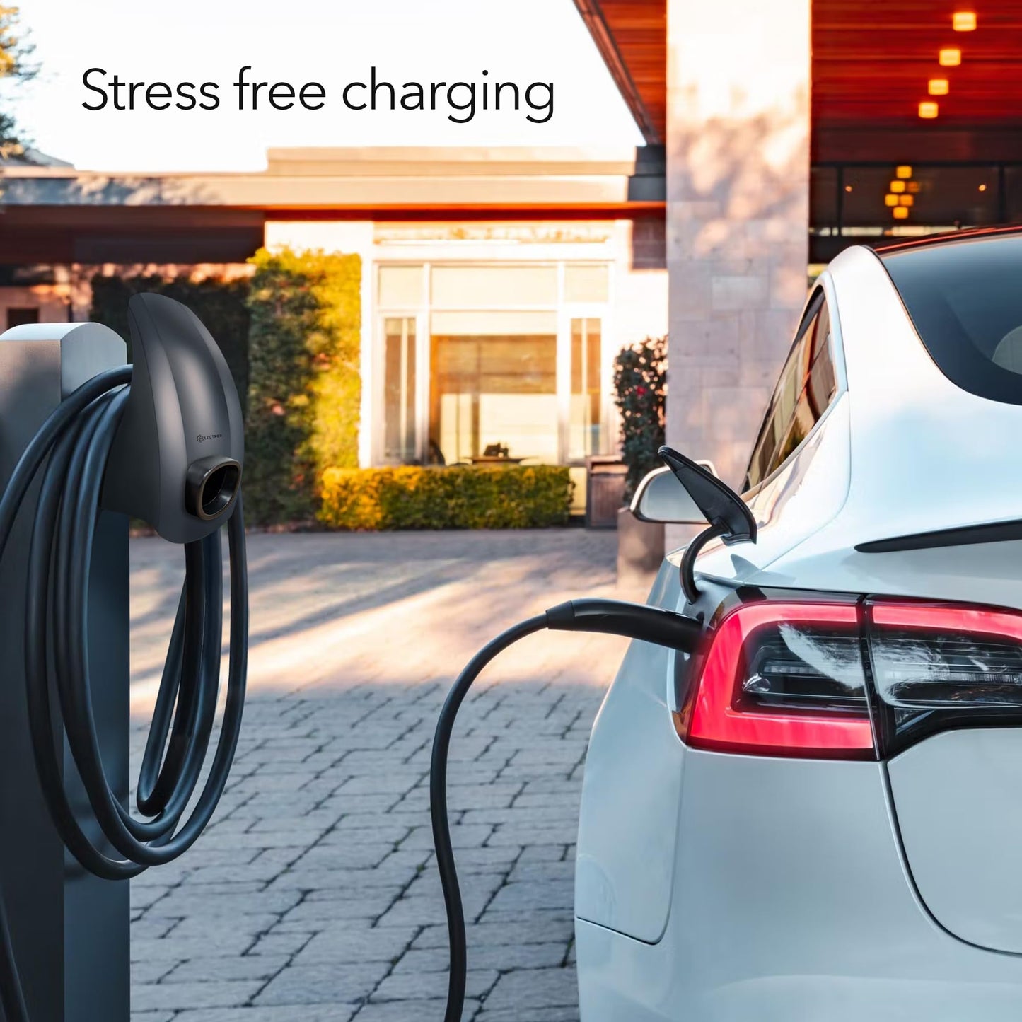 Lectron - Cargador eléctrico para vehículo de pared y soporte de cable para Tesla (NACS)