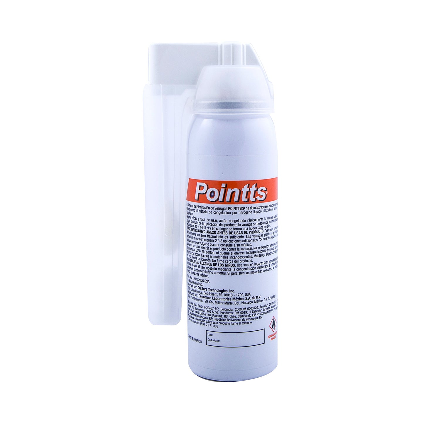 POINTTS Sistema de eliminación de verrugas Spray 80ml.