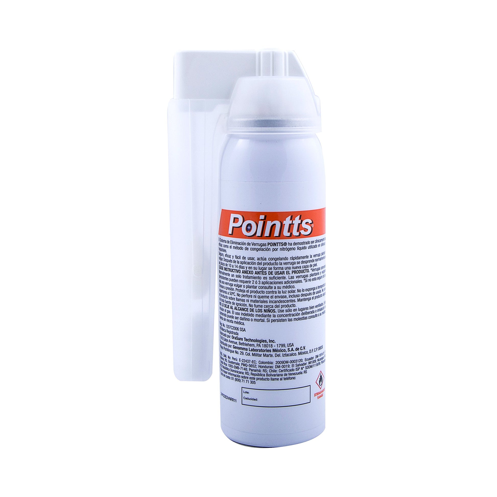 POINTTS Sistema de eliminación de verrugas Spray 80ml.