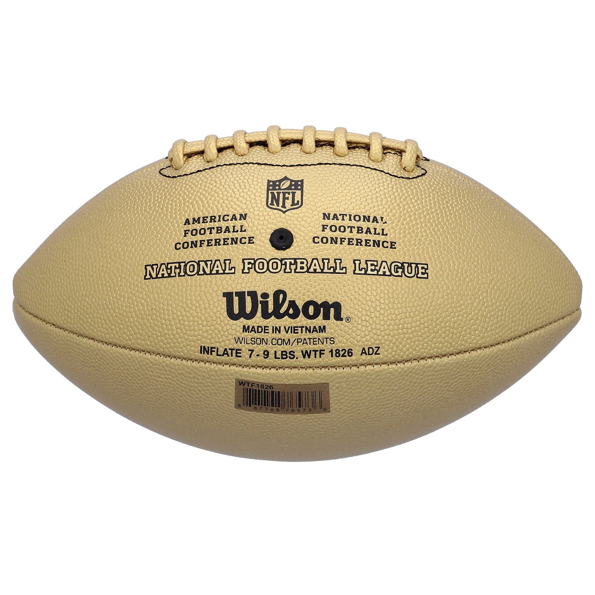 Balón Wilson NFL Duke Dorado Edición Especial