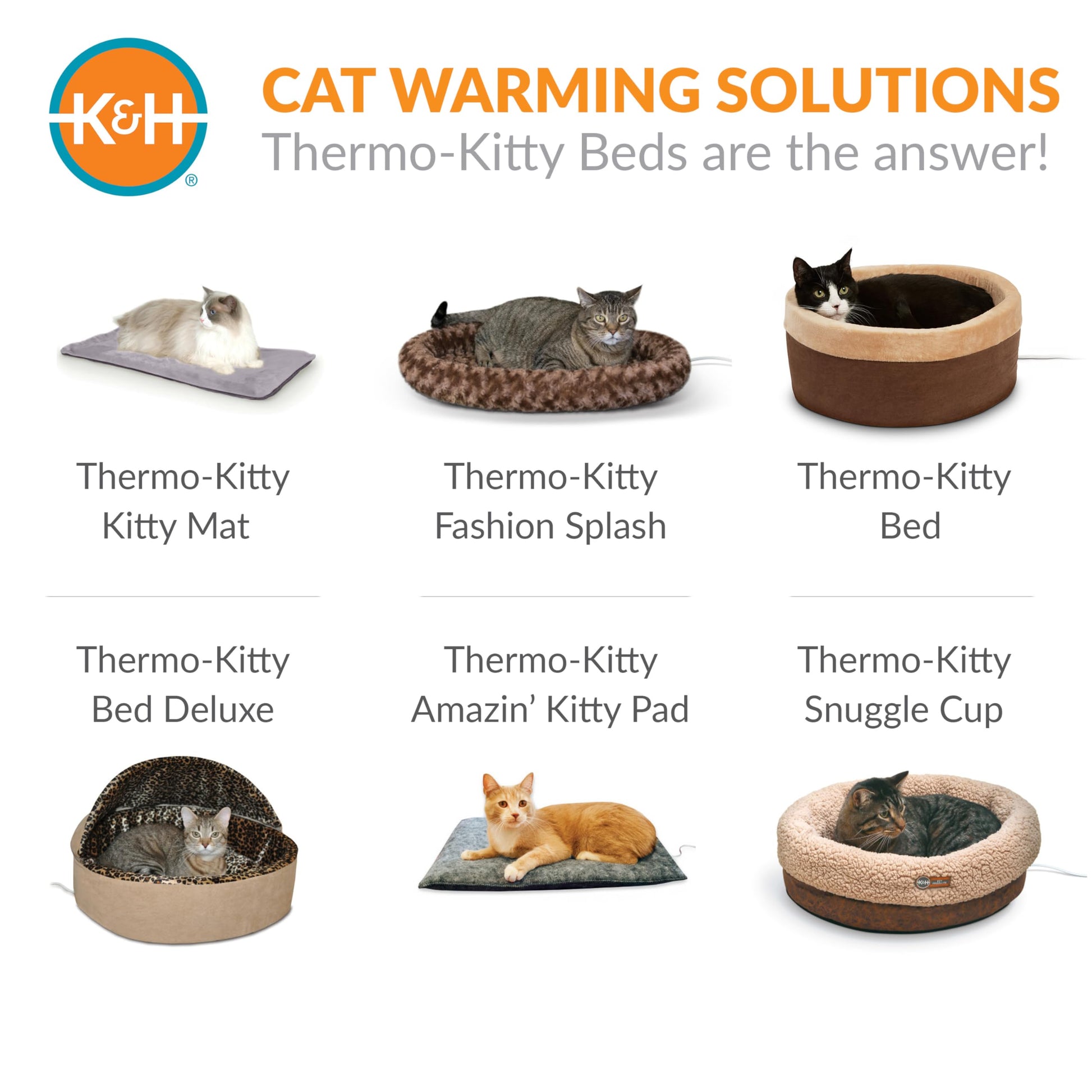 Almohadilla Autocalentable K&H Pet Products Oatmeal Chocolate Small para Mascotas