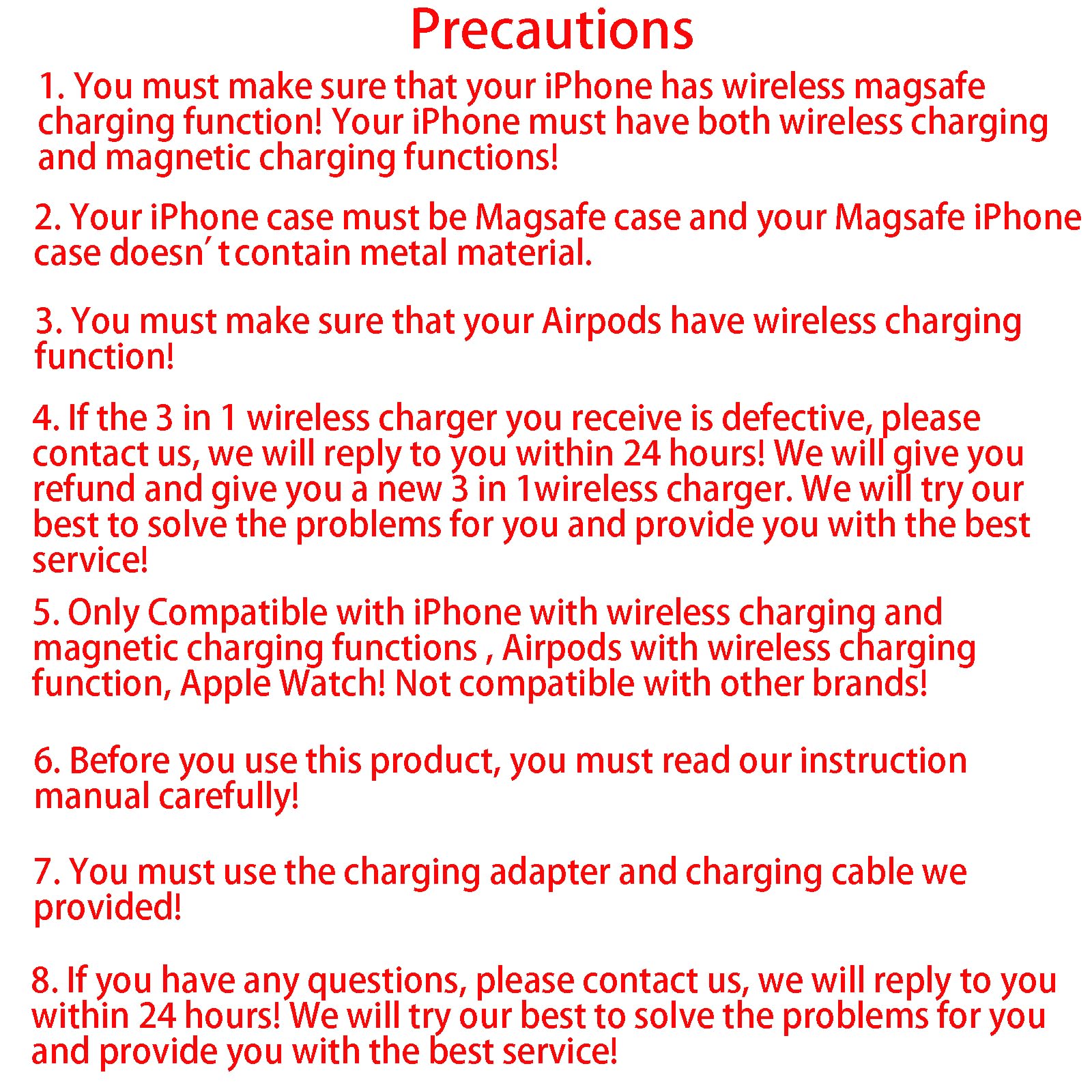 Cargador inalámbrico 3 en 1, estación de Carga magnética Plegable para Magsafe para iPhone 16/15/14/13/12/Pro MAX/Pro/Mini/Plus, Apple Watch 10/9/8/7/SE/6/5/4/3/2/1/Ultra2/Ultra, AirPods pro/2/3/4