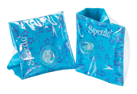 Bandas de Brazo Speedo Ice Blue Grape para Aprender a Nadar para Niños
