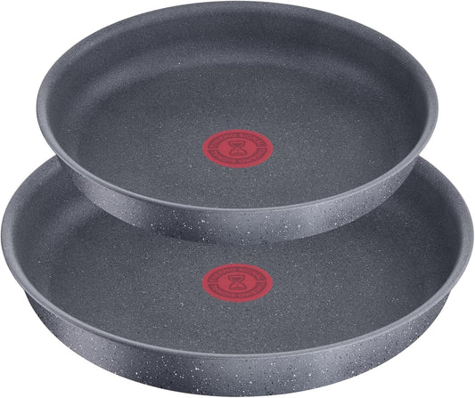Set de 3 Piezas T-Fal Natural On Ingenio 24/28 cm mango removible