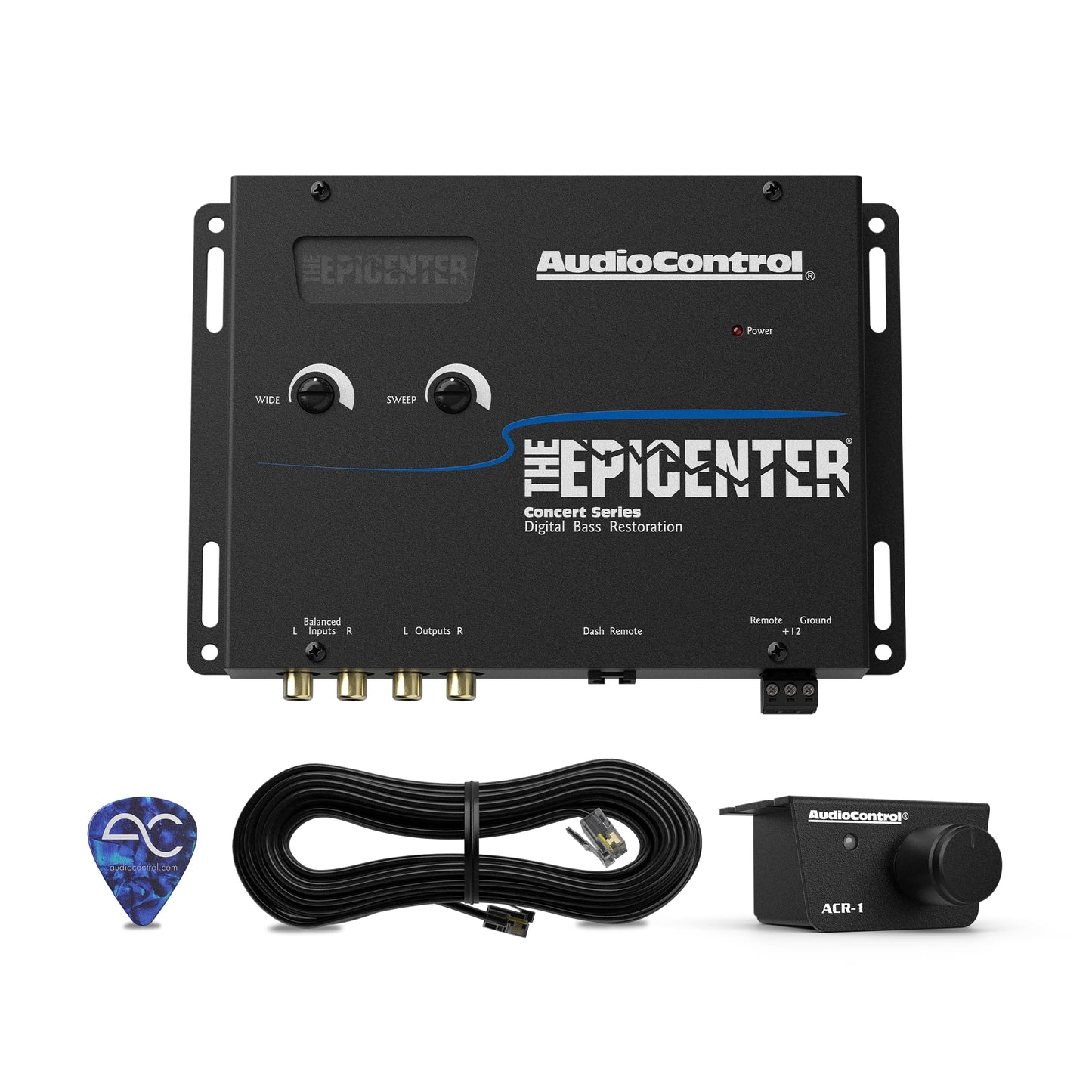 AUDIOCONTROL el epicentro Black Bass restauración procesador
