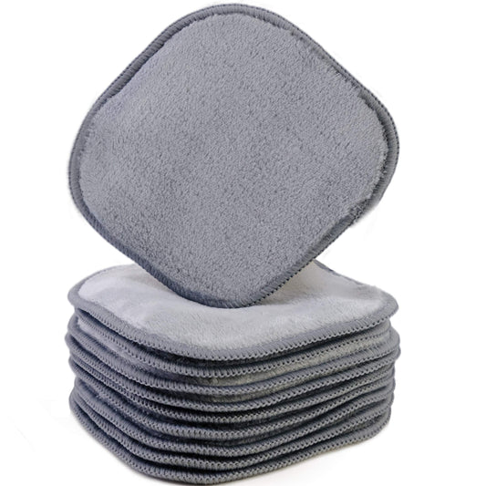 POLYTE Paño Desmaquillante Facial de Microfibra, 12.7x12.7 cm, 10 Pzas