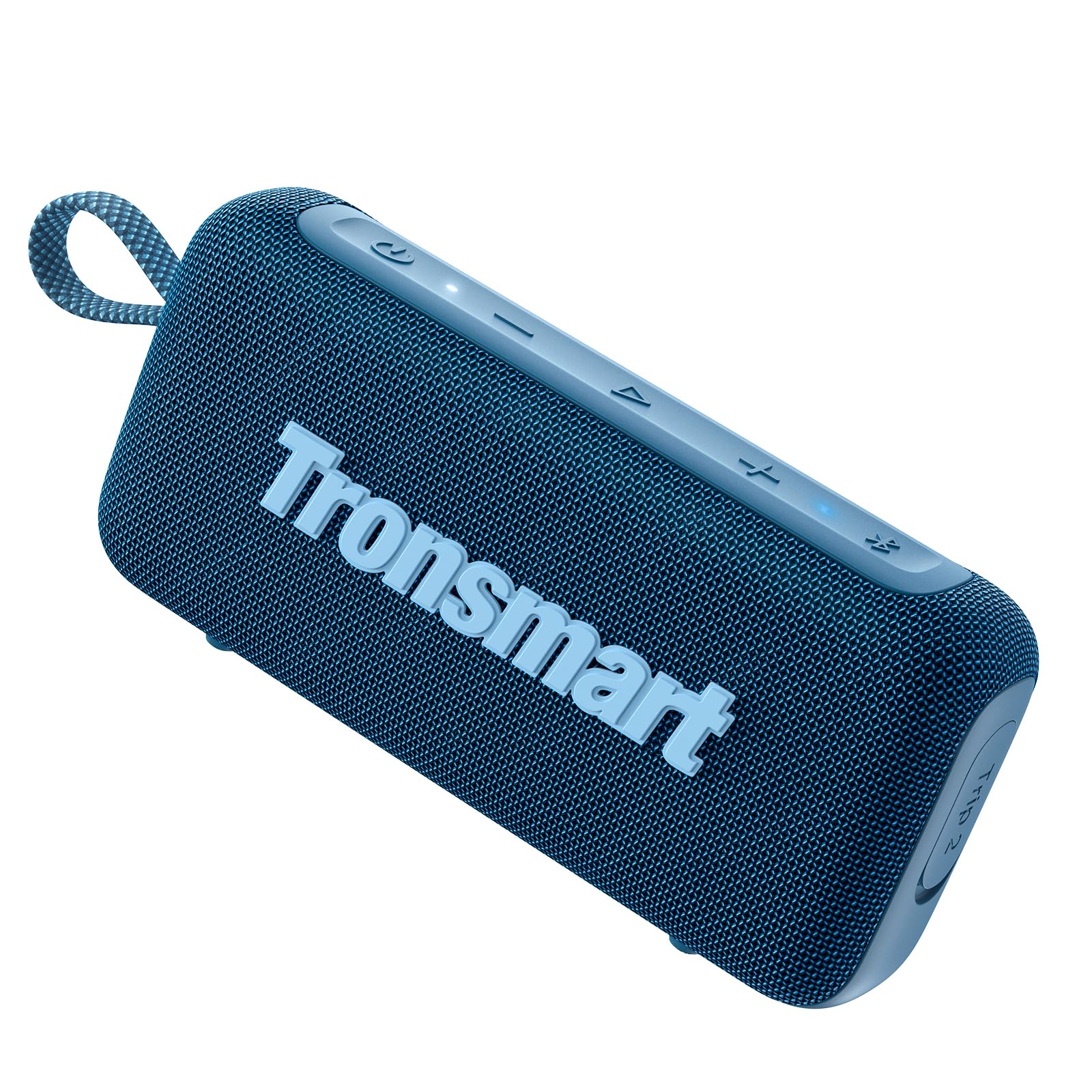 Tronsmart Trip 2 Bocina Bluetooth portátil para Exteriores, Llamadas Manos Libres a través del micrófono Integrado, Resistente al Agua IPX7, Ecualizador Personalizable (Azul)