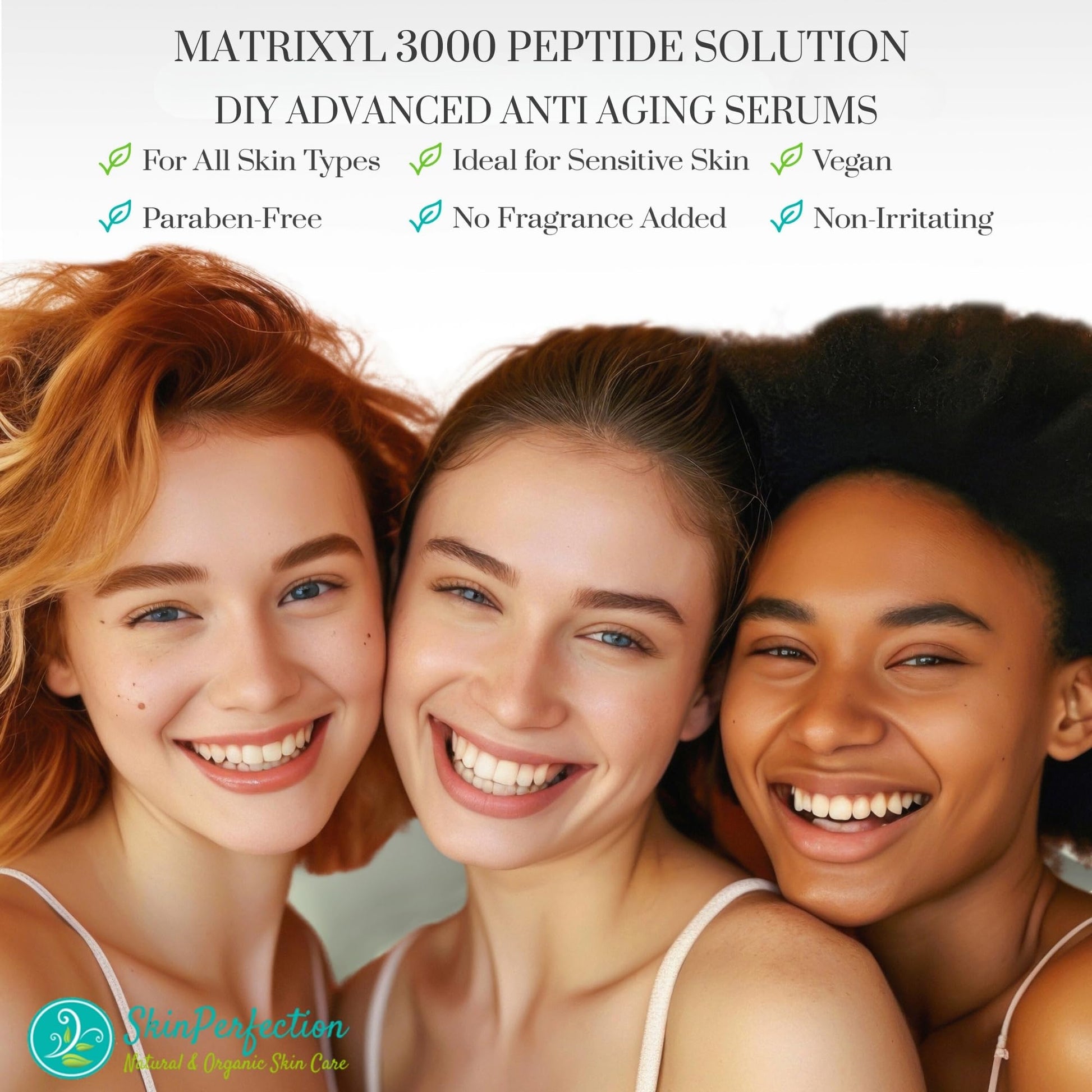 Skin Perfection Matrixyl 3000, Palmitoyl Oligopeptide and Tetrapeptide 7, Reduces the Appearance of Wrinkles and Brings Back a Youthful Look, This Is a Serum Booster to Make Your Own Anti Aging Skincare with Skin Perfection Lotion Making Supplies.