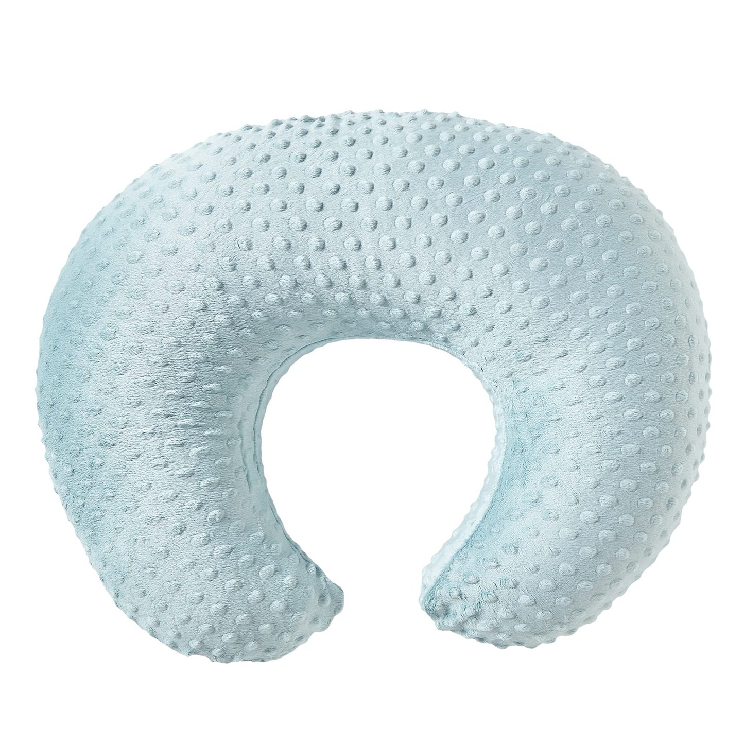 QUENESS Almohada y posicionador de lactancia, lactancia materna, alimentación con biberón, soporte para sentarse al bebé con funda extraíble ultra suave, soporte para el tiempo de abdomen para bebés y