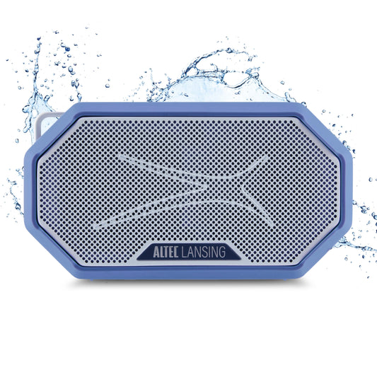Altec Lansing - Altavoz Bluetooth portátil HYDRAMINI 2.0, IP67 impermeable, altavoz portátil, tiempo de reproducción de 12 horas, emparejamiento inalámbrico, carga rápida USB-C, Bluetooth magnético