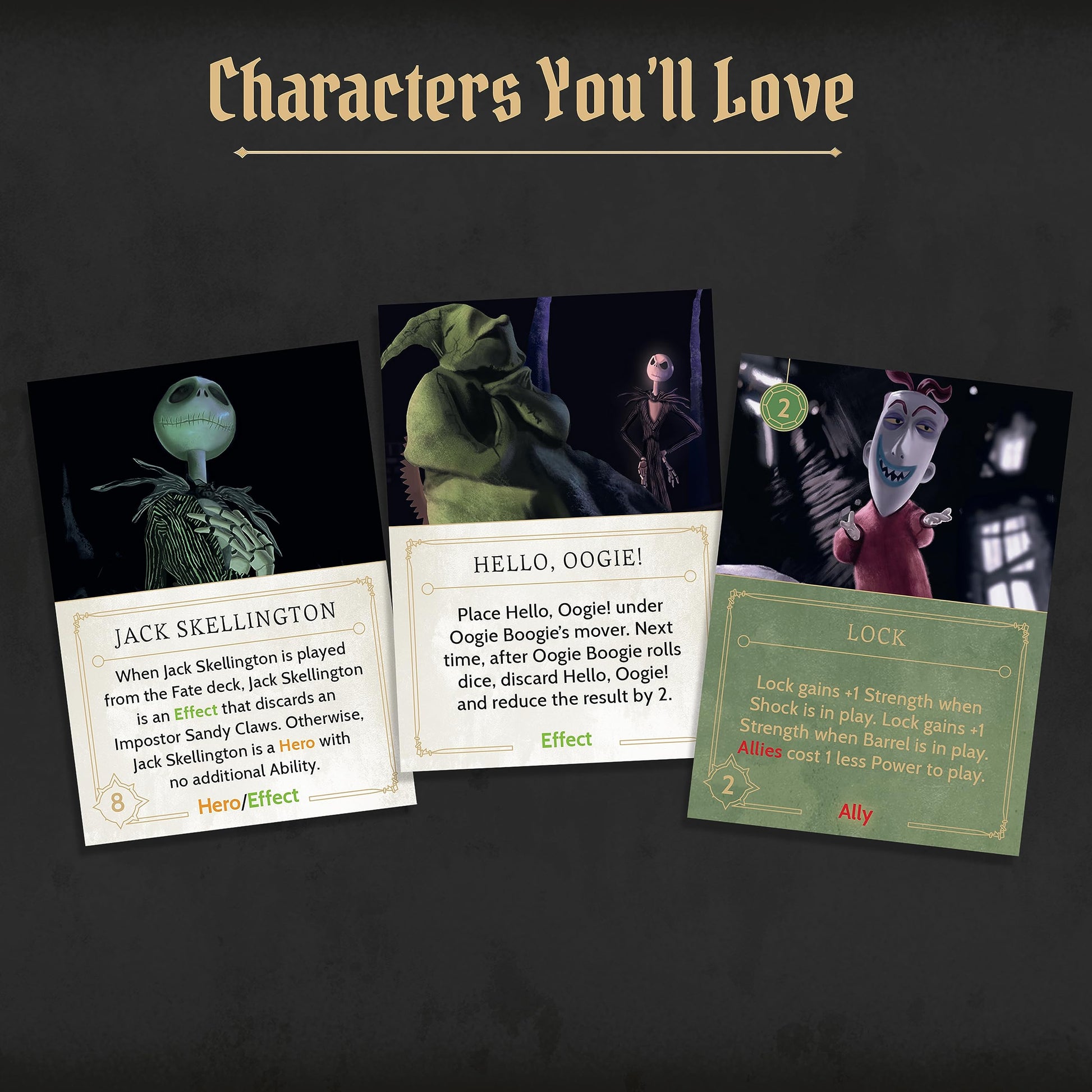 Ravensburger Disney Villainous: Lleno de susto, Juego de Mesa de Estrategia para Mayores de 10 años | Línea galardonada | con Oogie Boogie